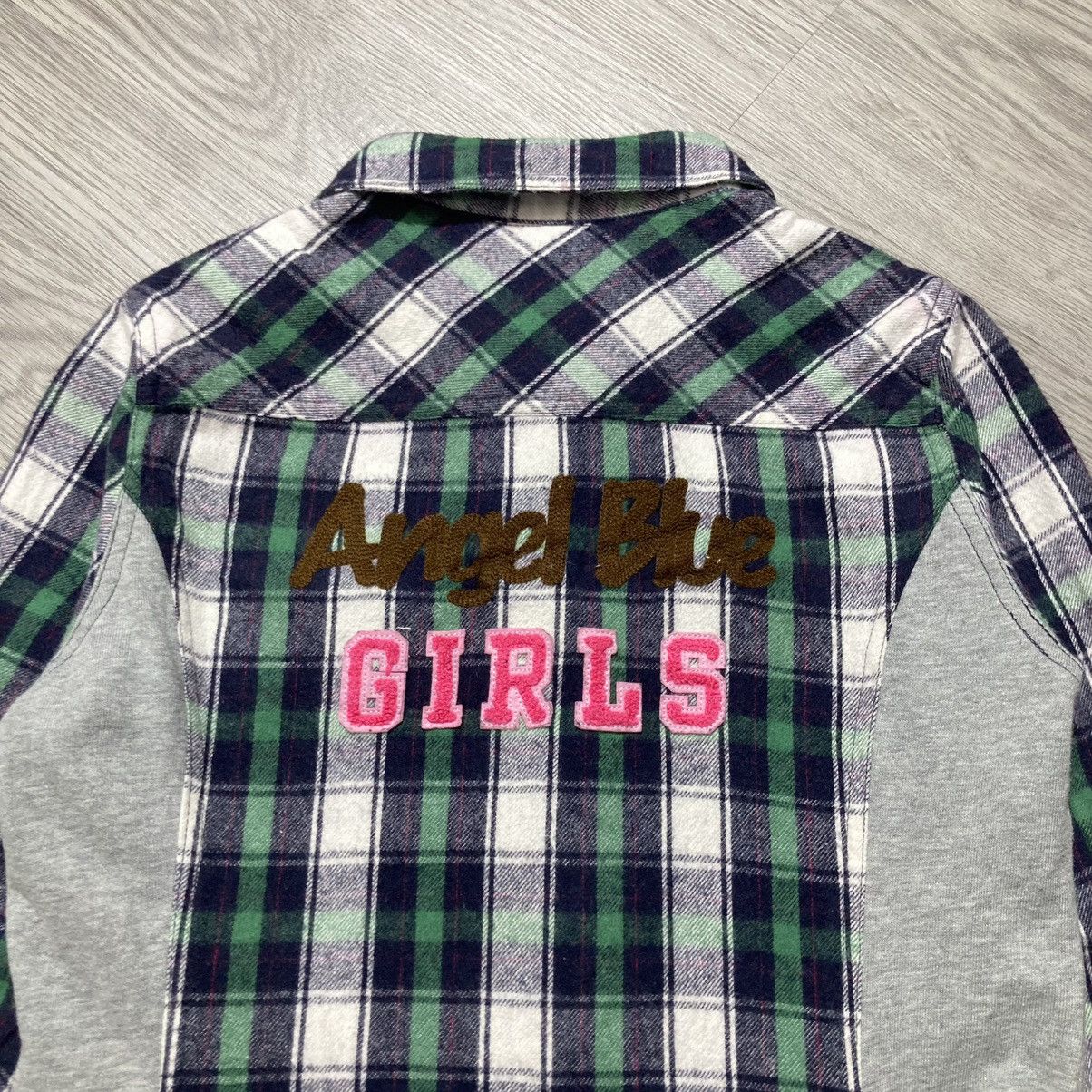 Angel Blue 2000s Angel Blue Flanel Hoodie Plaid ButtonUp Lgb Punk Style Size US XS / EU 42 / 0 - 13 Thumbnail