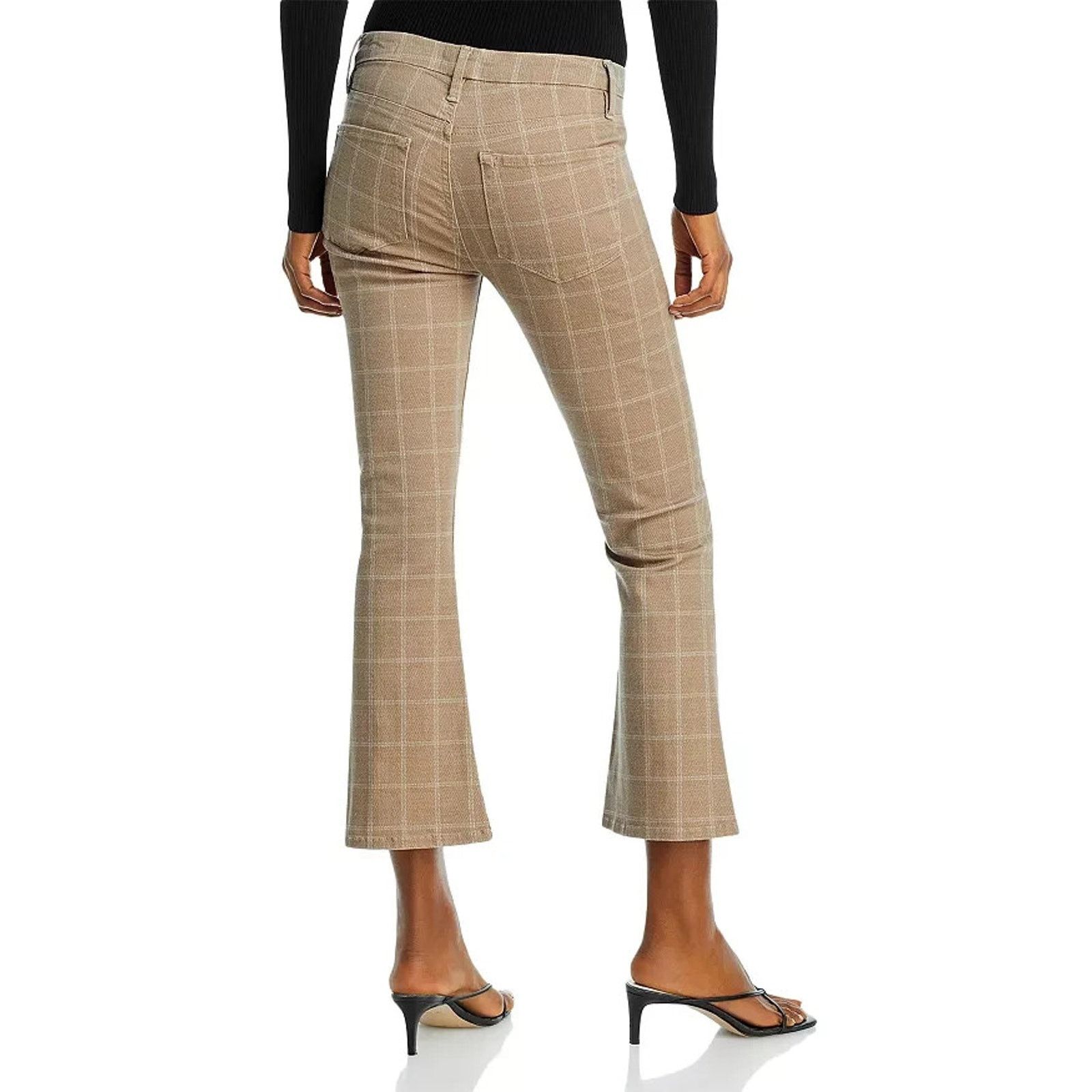 Frame Frame Womens Brown 25 Le Crop Mini Bootcut Jeans Oxford Size 25" / US 0 / IT 36 - 2 Thumbnail