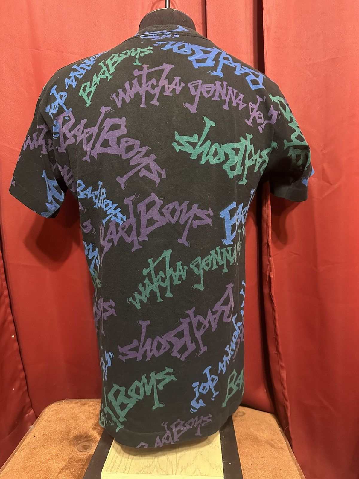 Vintage Vintage COPS Tshirt 80’s TV Streetwear Grail All Over Print Size US M / EU 48-50 / 2 - 2 Thumbnail