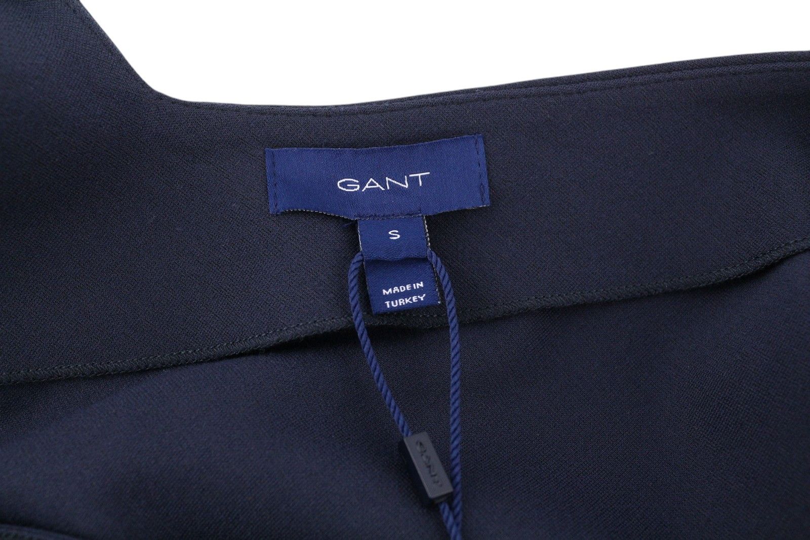 Gant MEADOW HOLESEAM S Blue Short Sleeve Stretch Dress 84955 Size S / US 4 / IT 40 - 11 Thumbnail