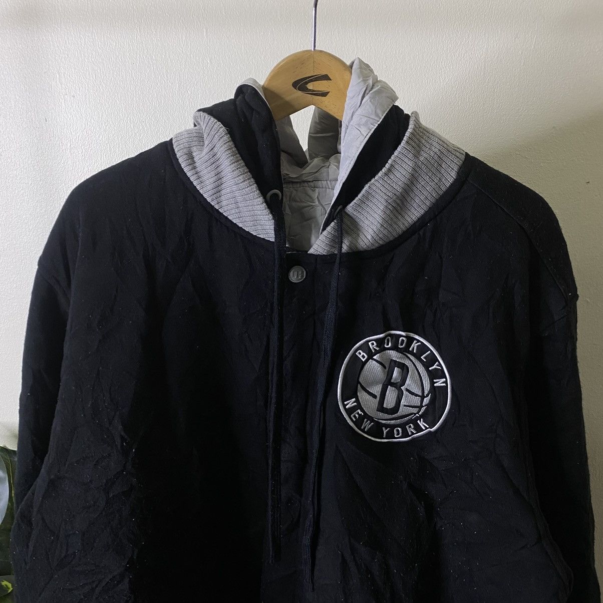 NBA Vintage Y2K Brooklyn Nets NBA Reversible Jacket Size US XXL / EU 58 / 5 - 4 Thumbnail