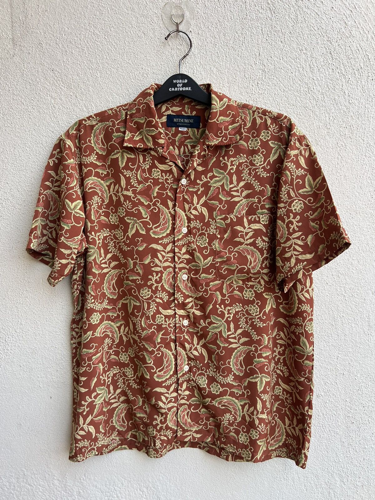 Other Vintage 90s MITSUMINE Japan Flowers Oversized Hawaiian Shirt Size US M / EU 48-50 / 2 - 16 Thumbnail