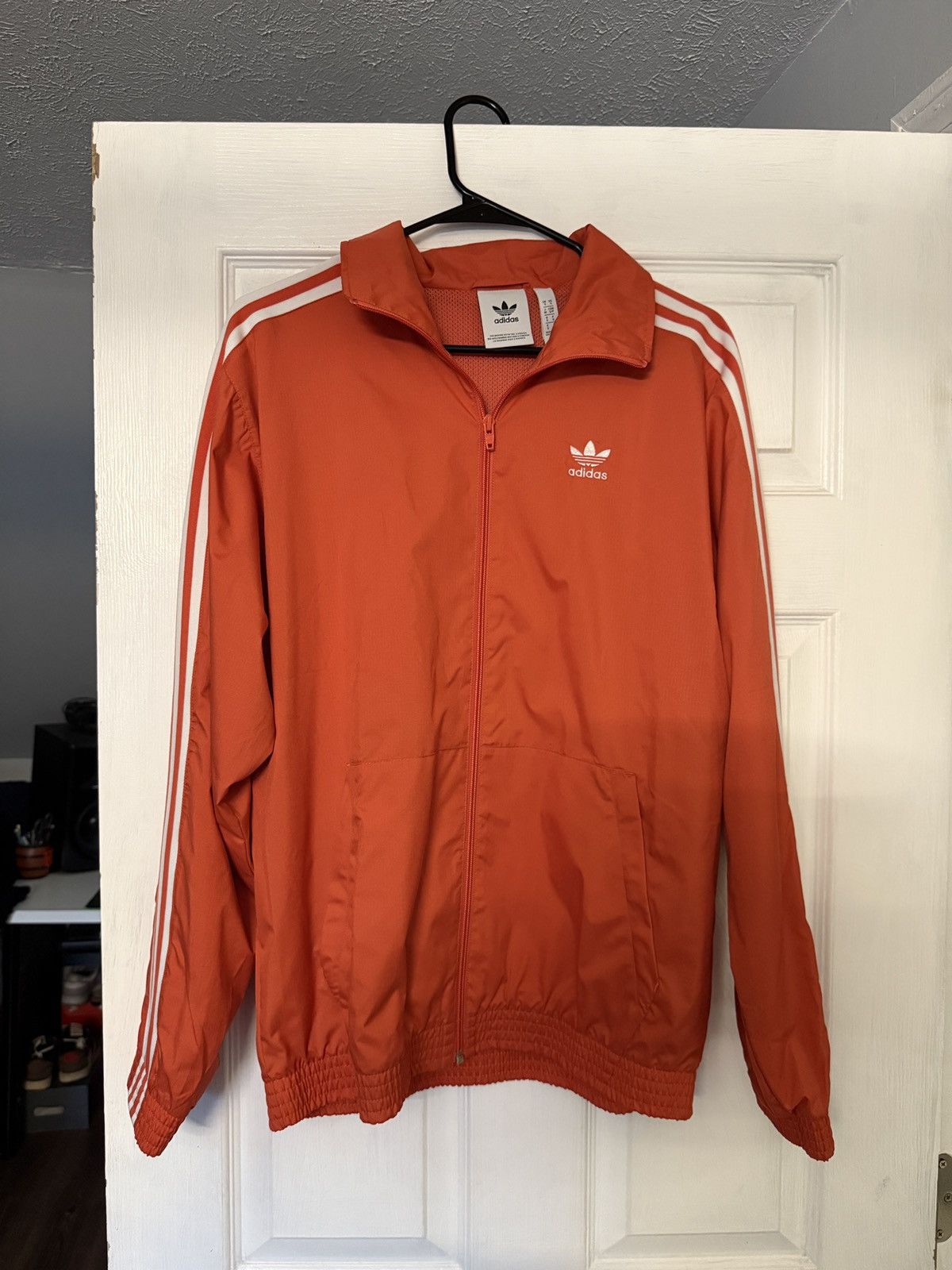 Adidas Adidas Windbreaker Jacket Orange Size US S / EU 44-46 / 1 - 1 Thumbnail