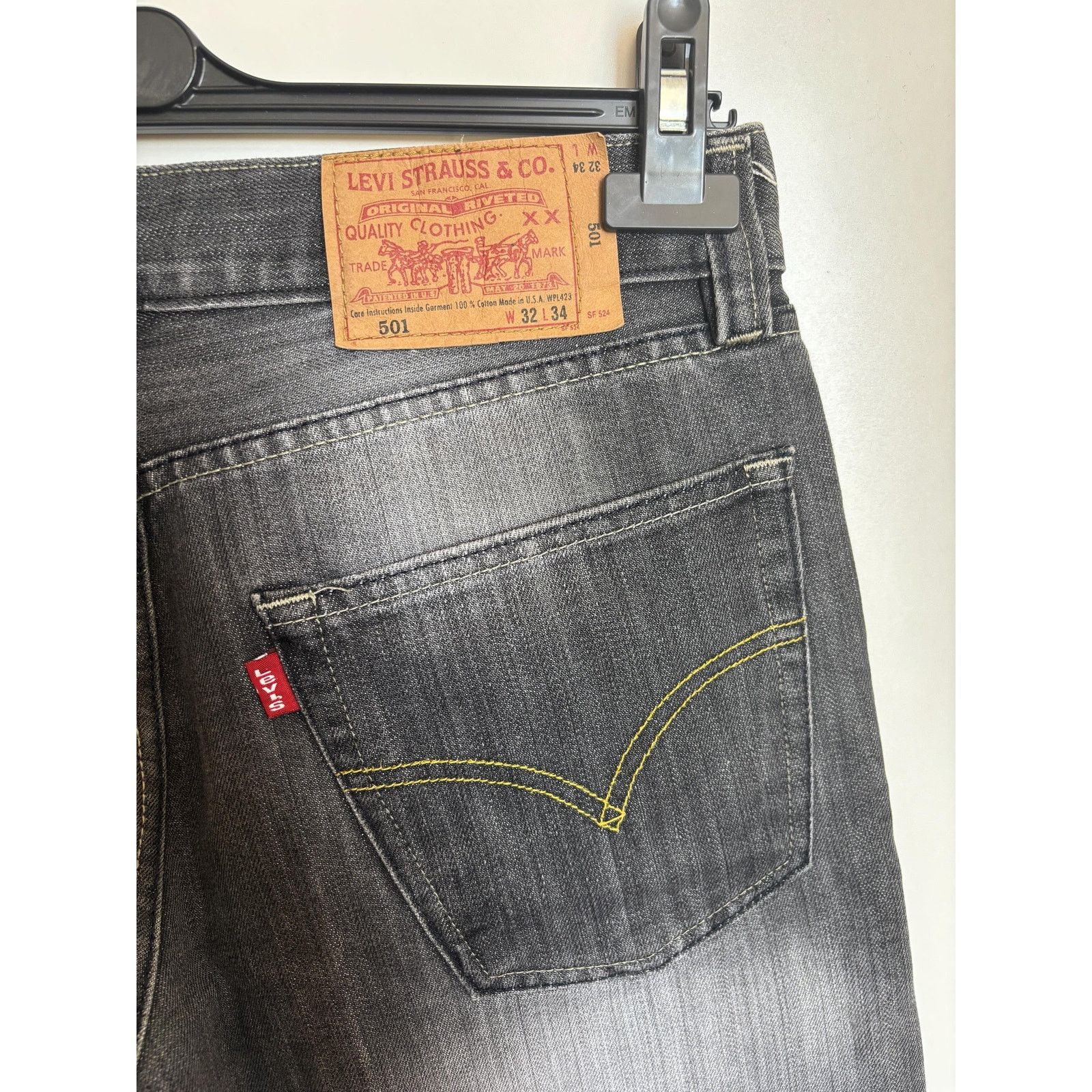 Levi's Levi's 501 Gray Jeans W32 L34 USA Made Distressed Rare 90s Size US 32 / EU 48 - 8 Thumbnail