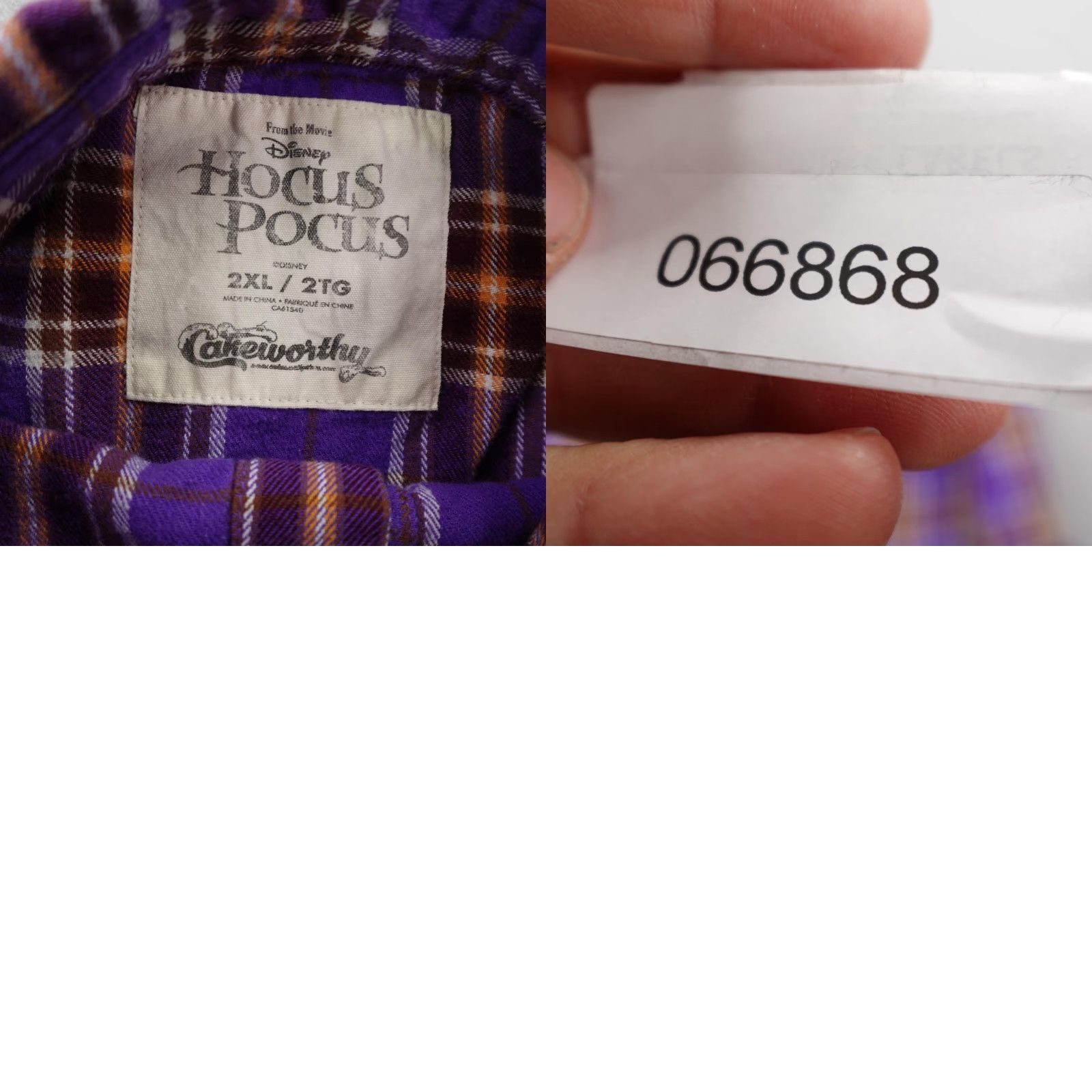 Disney Disney Hocus Pocus Shirt Womens 2XL Flannel Cakeworthy Sarah Sanderson AMUCK Size XXL / US 16-18 / IT 52-54 - 8 Thumbnail