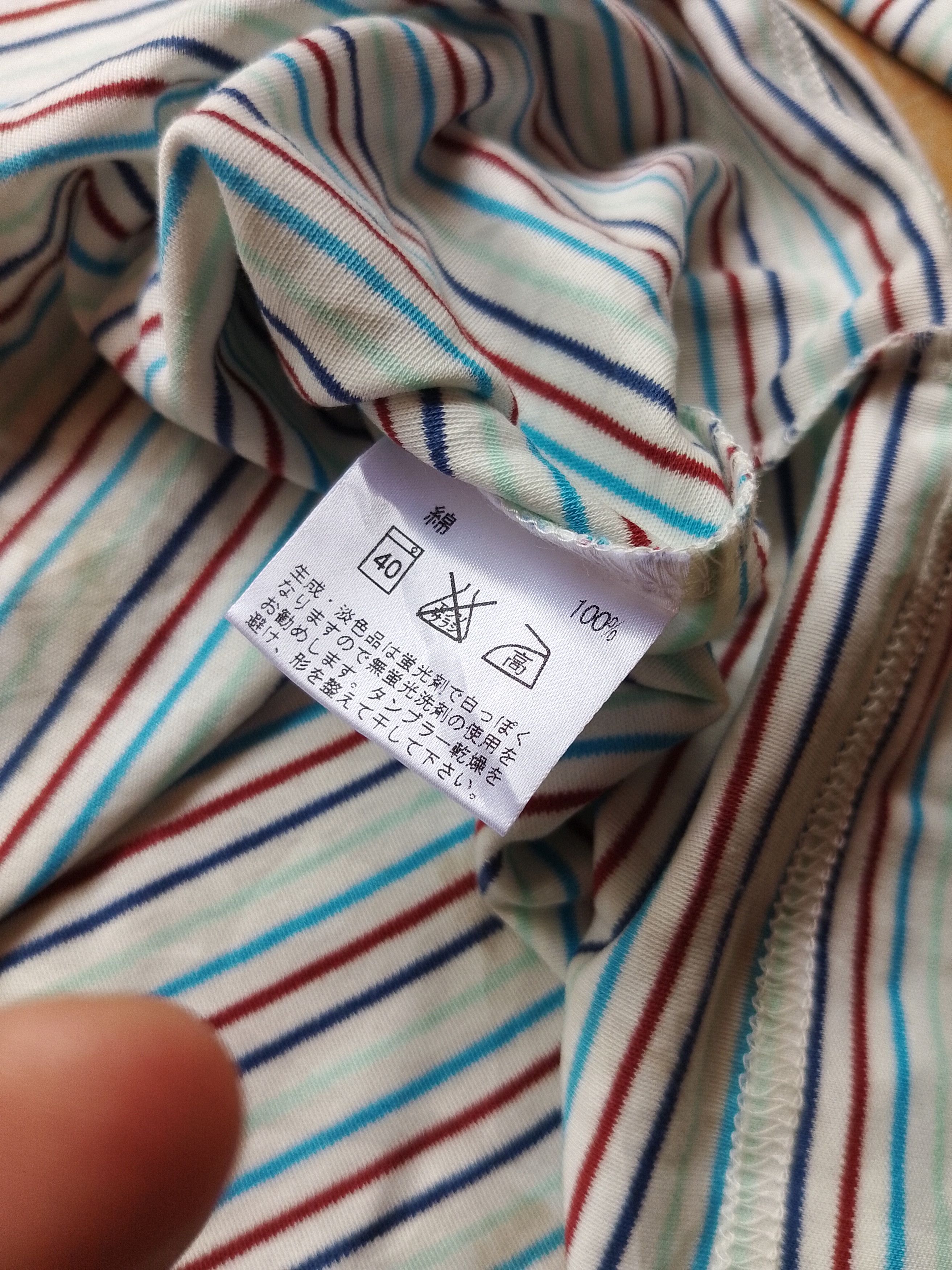 Celine Vintage Celine Longsleeve Stripe Renown Co. Ltd Size US L / EU 52-54 / 3 - 8 Thumbnail