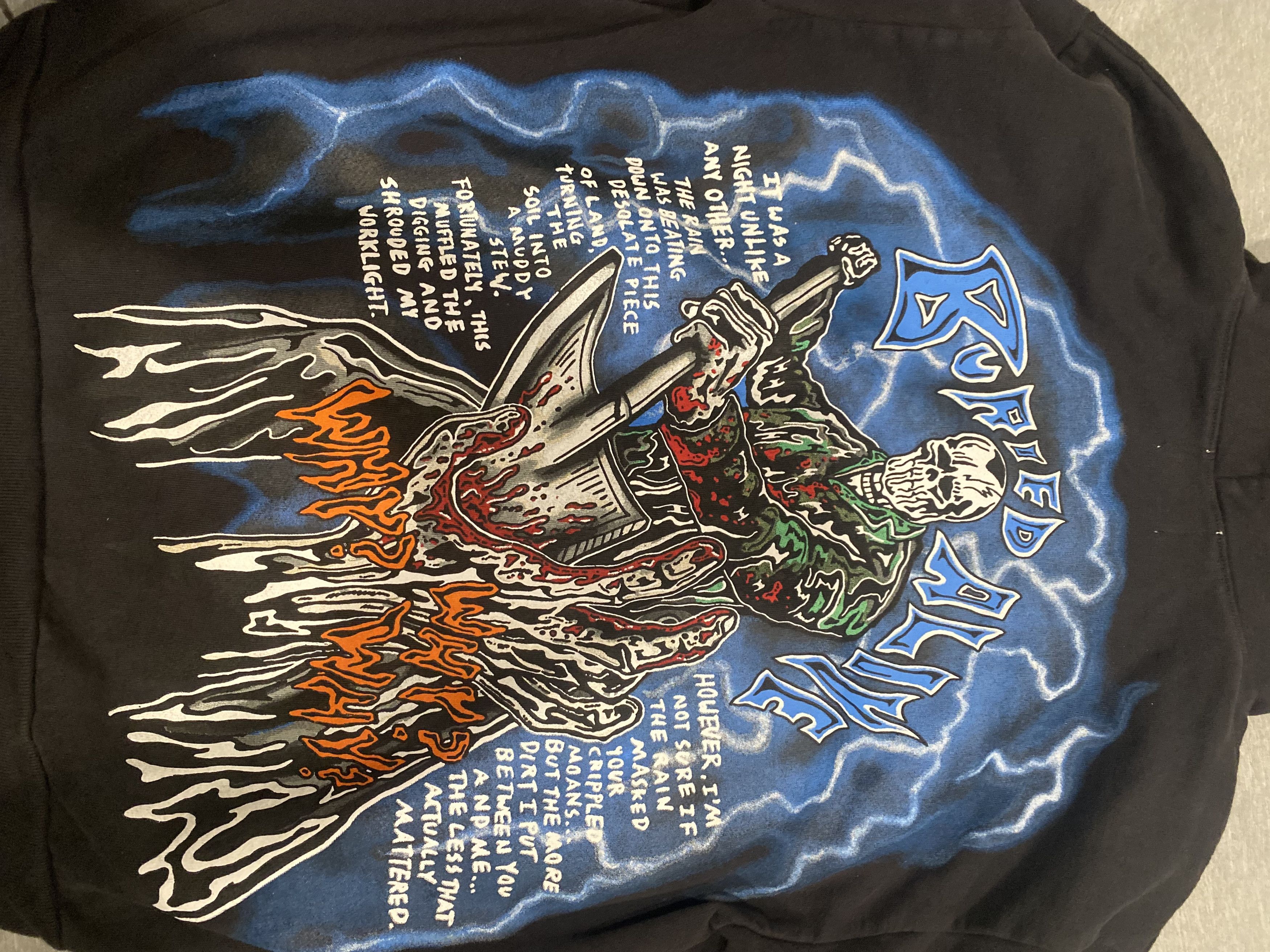 image of Warren Lotas Buried Alive in Black, Men's (Size Medium)