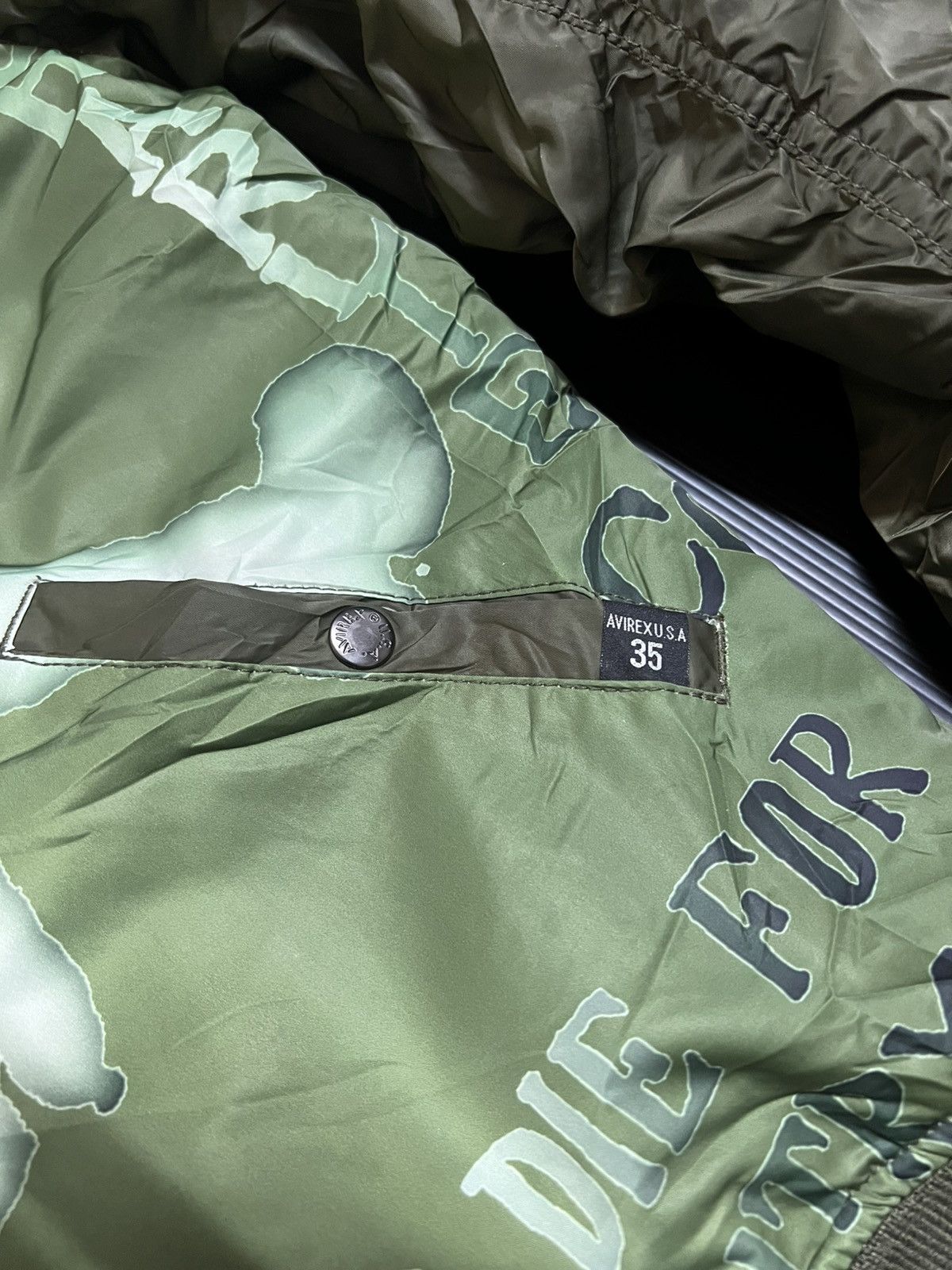 Avirex 🔥HOT DROPS🔥AVIREX Men's flight jacket Green Size L Size US L / EU 52-54 / 3 - 4 Thumbnail