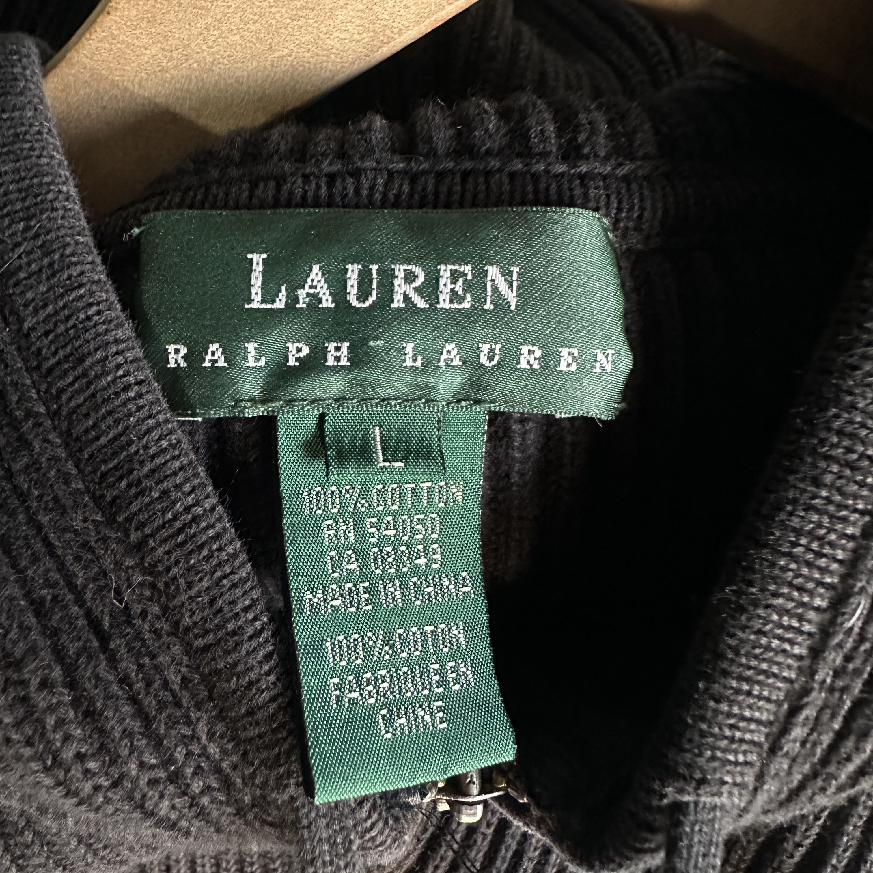Polo Ralph Lauren Vtg Polo Ralph Lauren Knitted Sweater Womens L Black Size L / US 10 / IT 46 - 9 Thumbnail