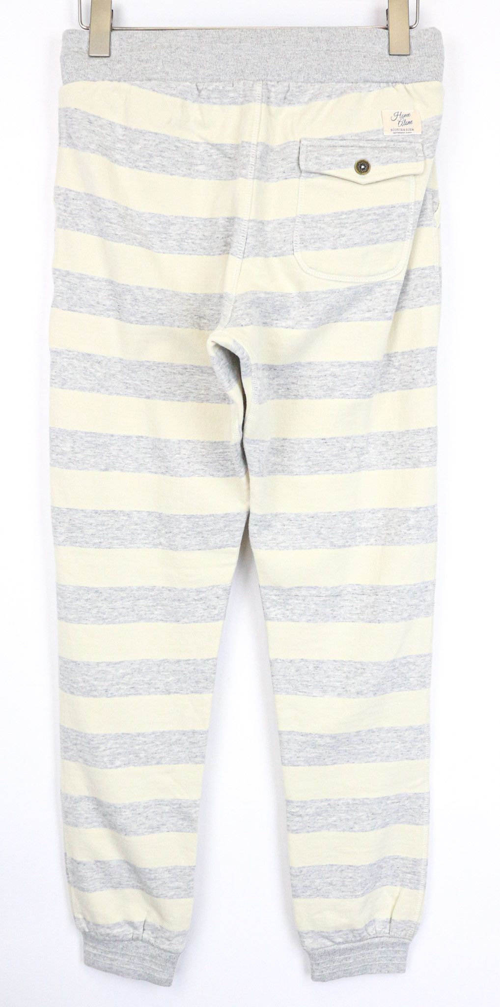 Scotch & Soda HOME ALONE S Grey Striped Cotton Joggers 75587 Size US 30 / EU 46 - 2 Thumbnail