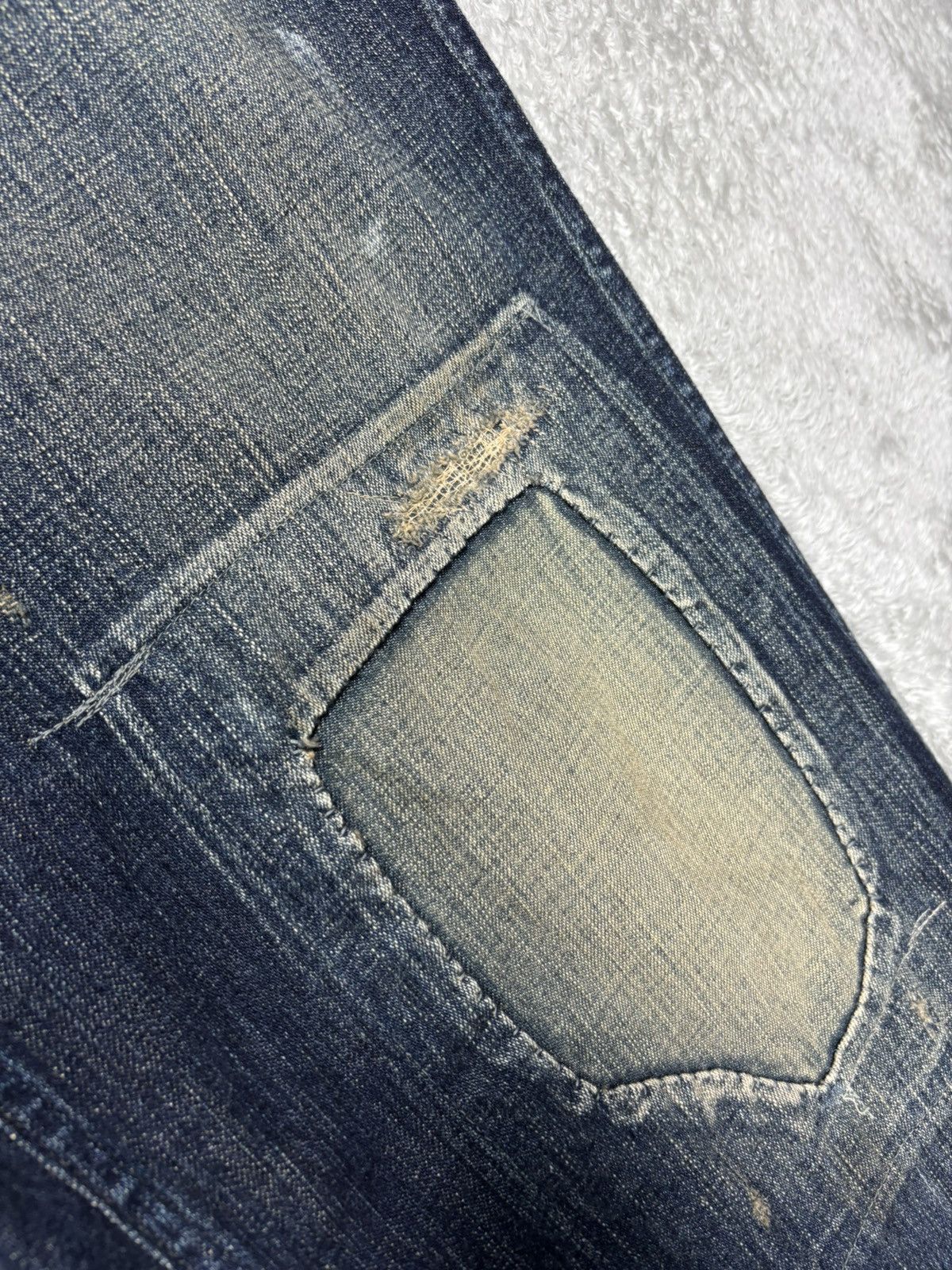 Sugar Cane The Rugged Museum Pacthwork Pants. S0333 Size US 32 / EU 48 - 18 Thumbnail