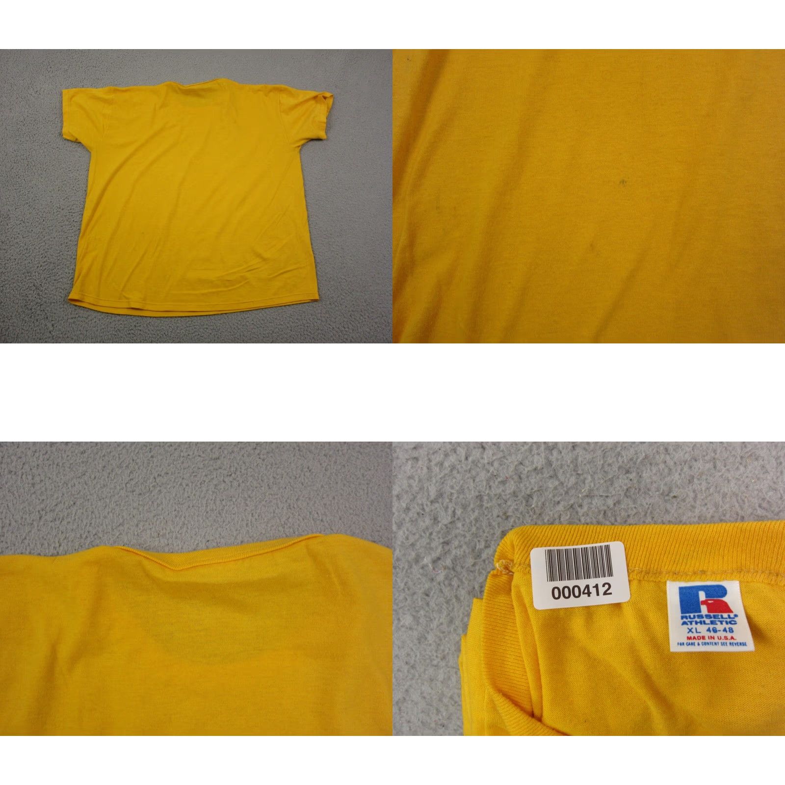 Russell Athletic VINTAGE Russell Athletic Shirt Mens XL Yellow 90s City Classic Size US XL / EU 56 / 4 - 9 Thumbnail