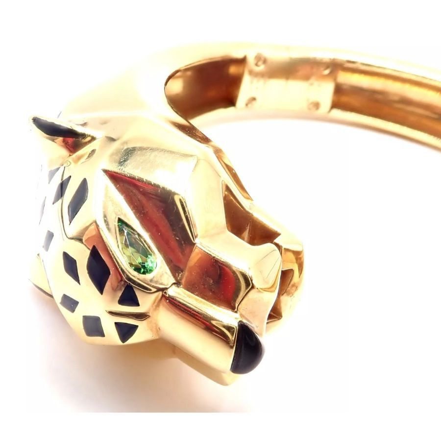 Cartier Cartier Panther Panthere 18k Yellow Gold Cuff Bracelet Size ONE SIZE - 3 Thumbnail