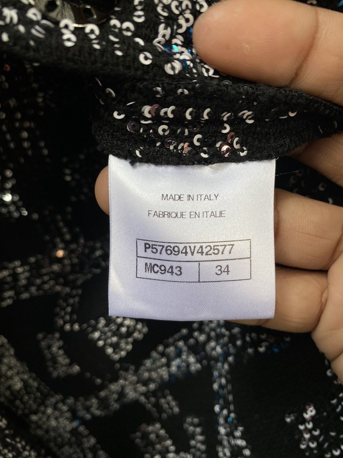 Chanel FW17 Runway Black Sequined Top Size XXS / US 00 / IT 34 - 16 Thumbnail