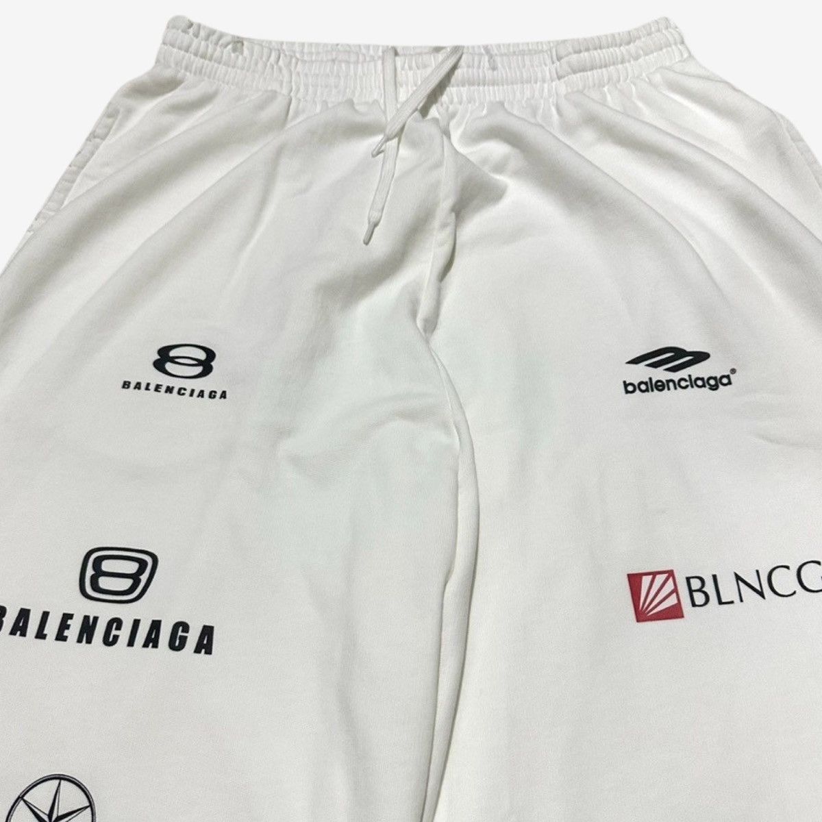 Balenciaga Balenciaga FW23 Top League Sweatpants White Sz.M Size US 32 / EU 48 - 4 Thumbnail