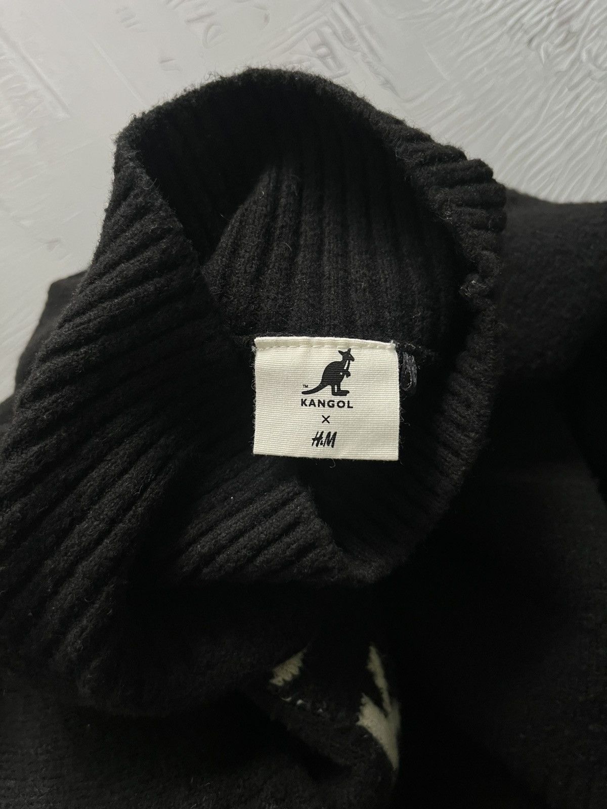 Kangol Kangol x H&M Vintage Streetwear Sweater Golf Wool Black Size S / US 4 / IT 40 - 5 Thumbnail
