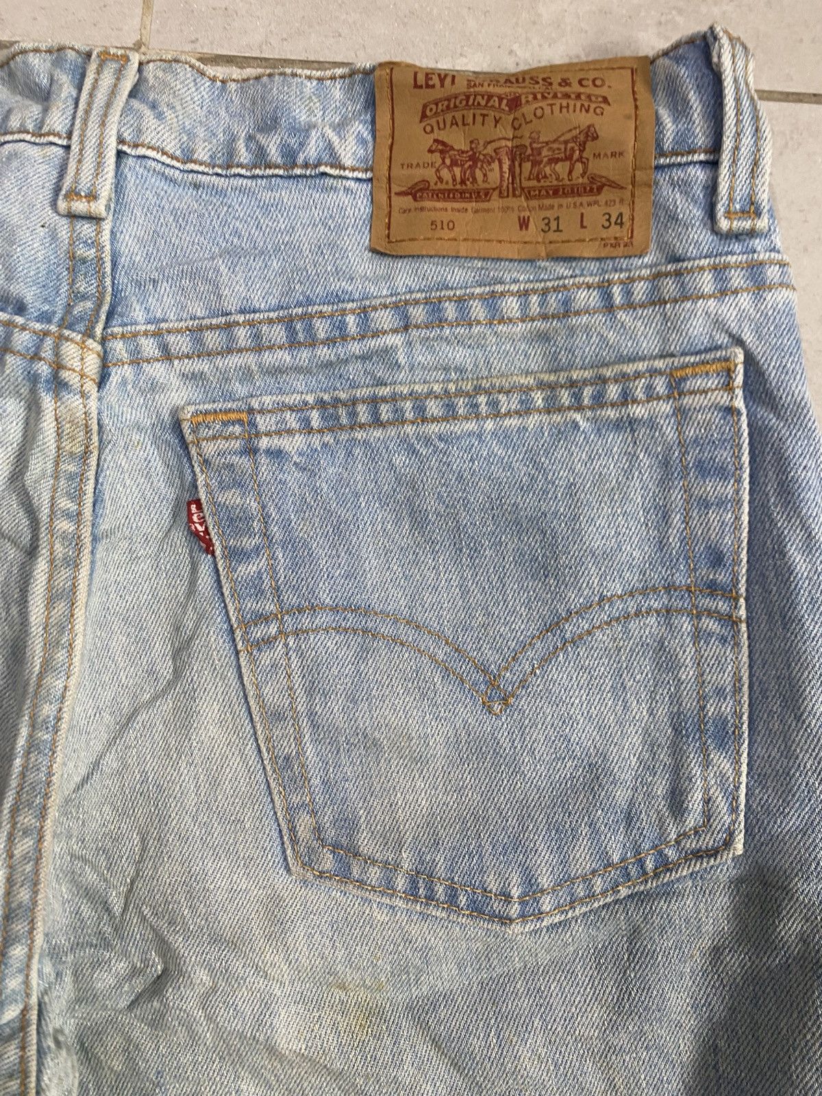 Levi's VINTAGE LEVIS 510 USA Size US 31 - 11 Thumbnail