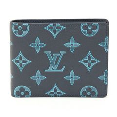 Louis Vuitton - Multiple Wallet - Leather - Bleu Nuage - Men - Luxury