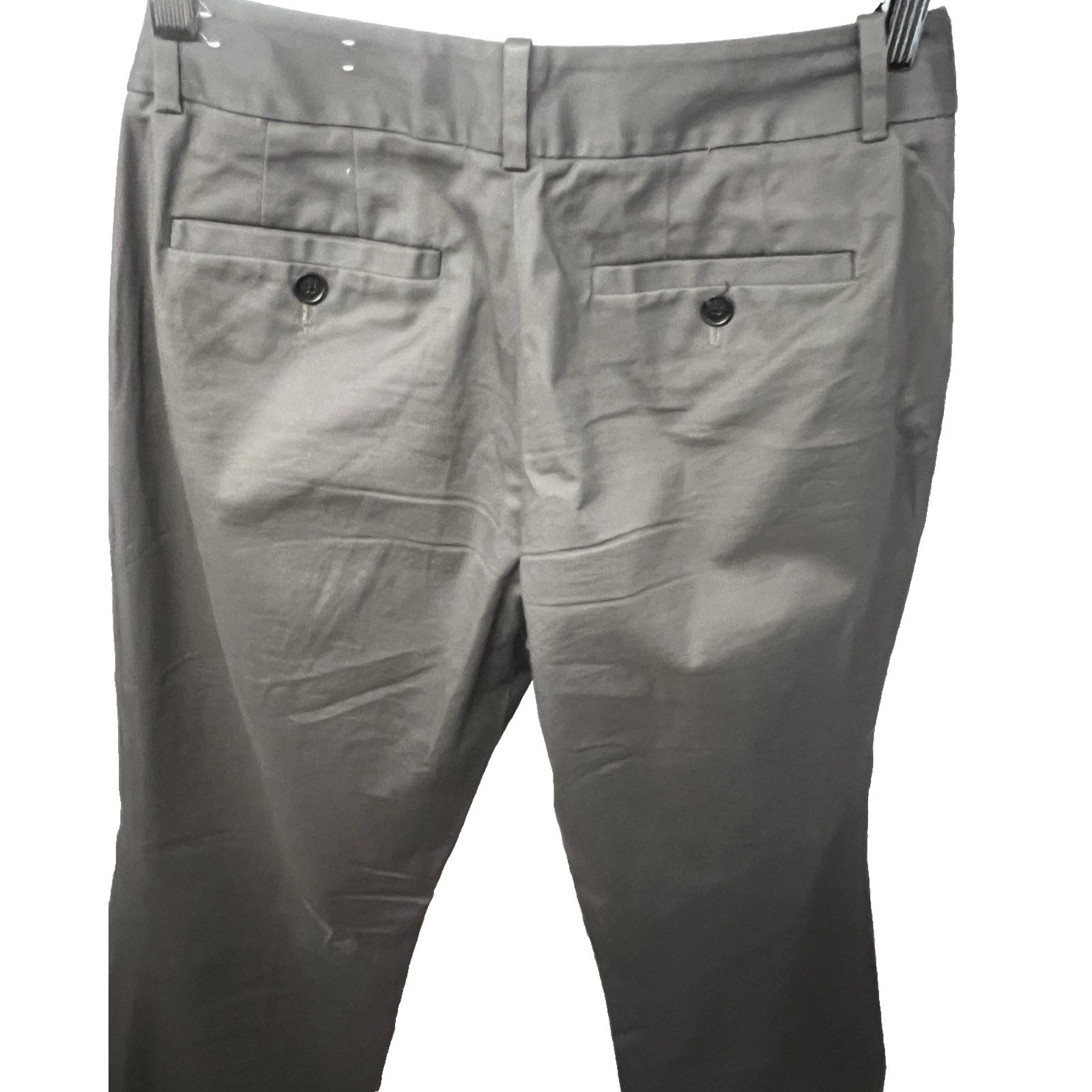 Ann Taylor Ann Taylor Petite Gray Wide Leg Khaki Ankle Pants 2P Pockets Size 28" / US 6 / IT 42 - 3 Thumbnail