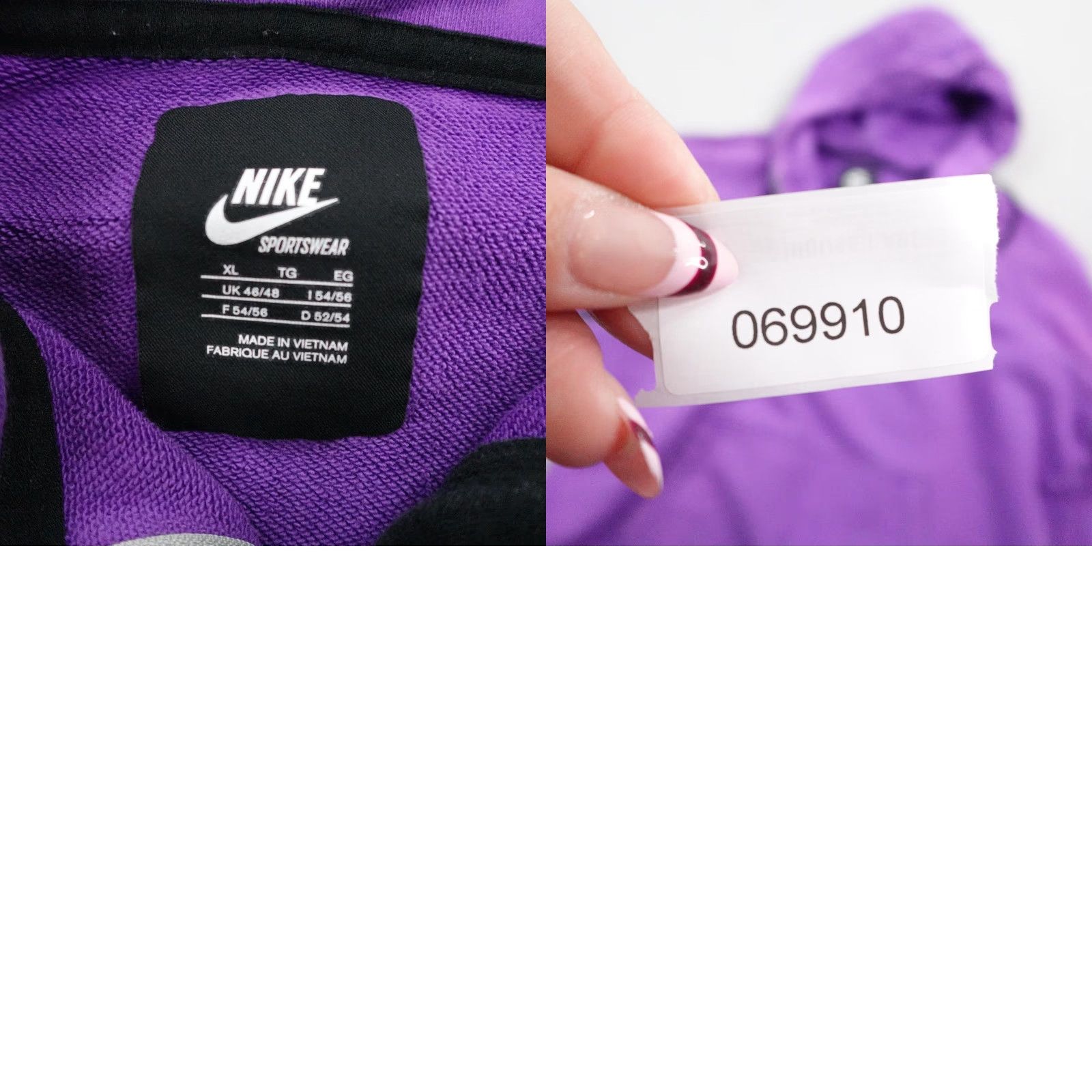 Nike **Purple Nike Pullover Hoodie Mens XL Tech Fleece Swoosh** User: Purple Nike Pullover Hoodie Mens XL Tech Fleece Swoosh Size US XL / EU 56 / 4 - 8 Thumbnail