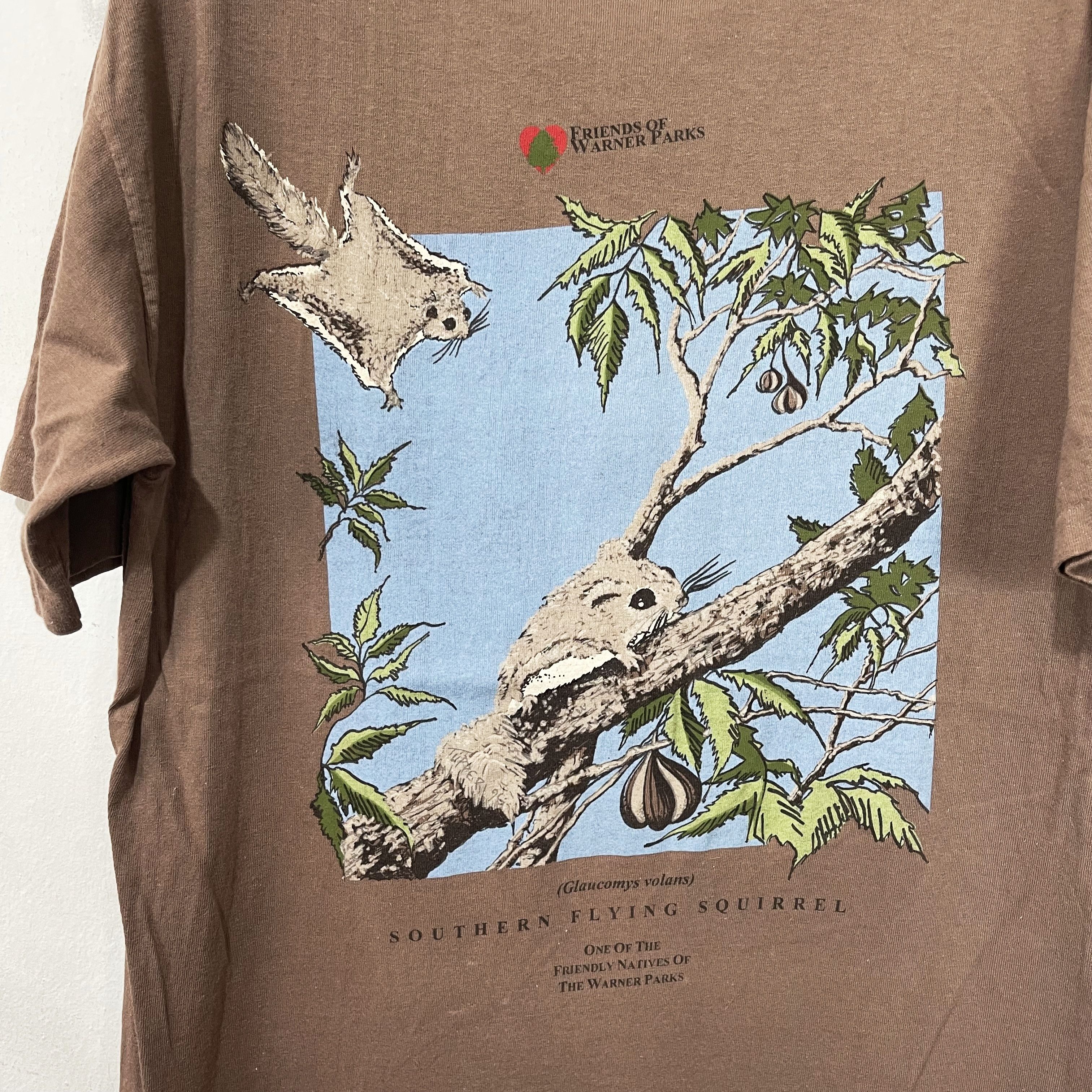 Vintage Vintage 90s Southern Flying Squirrel T-Shirt Size US M / EU 48-50 / 2 - 2 Thumbnail