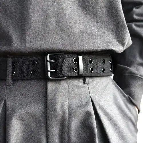 Other Double Row Needle Buckle Woven Belt Size ONE SIZE - 1 Thumbnail