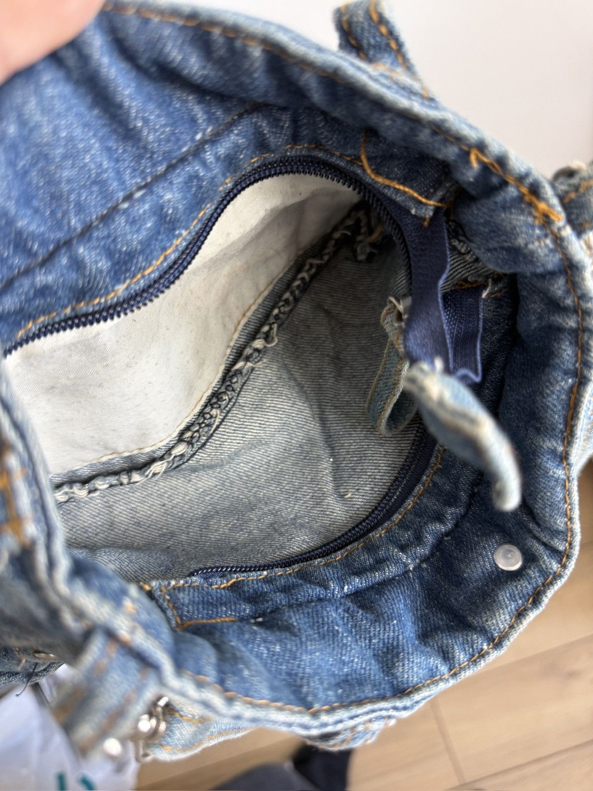 Miss Sixty Vintage y2k like Miss Sixty shoulder denim bag avantgarde usa Size ONE SIZE - 6 Thumbnail
