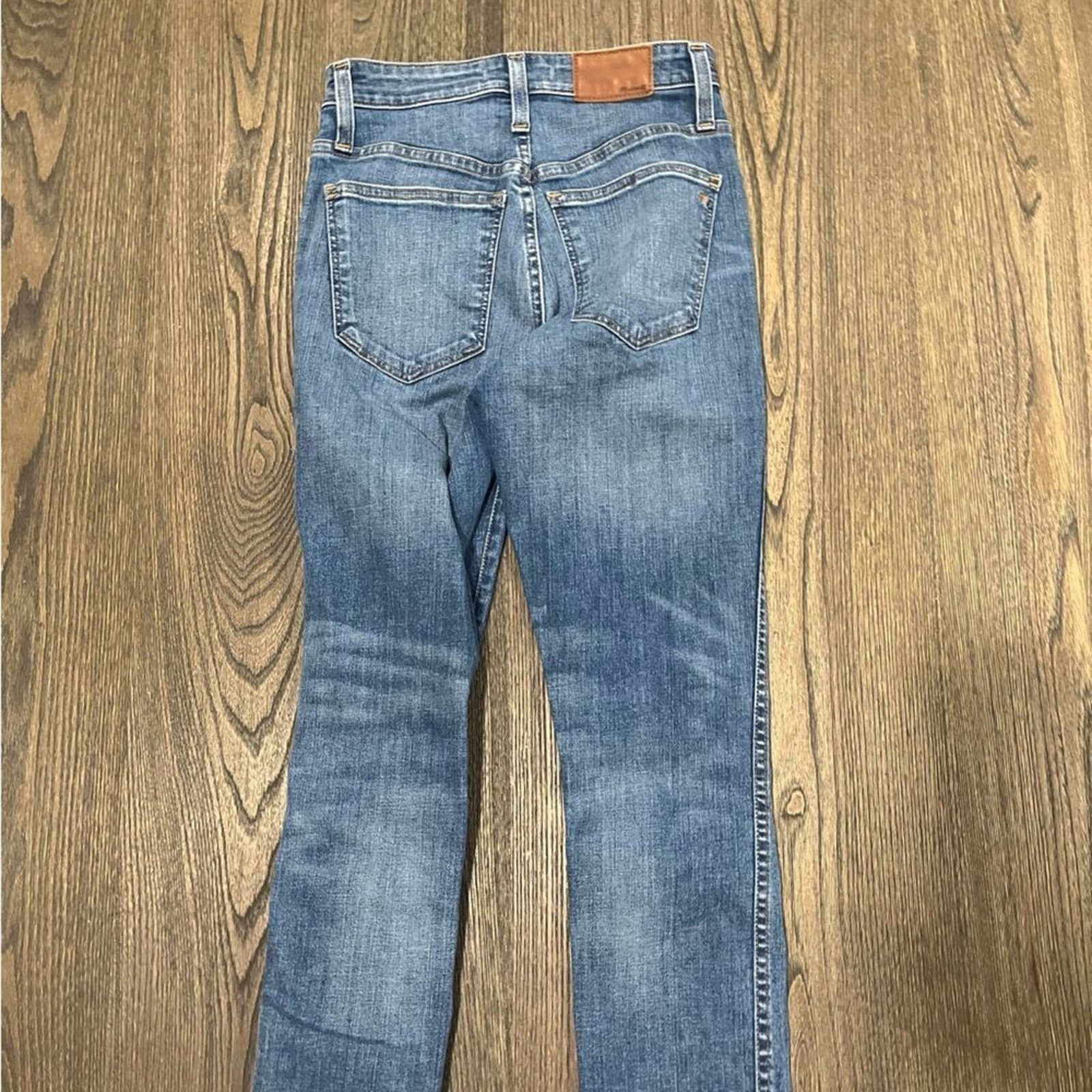 Madewell Madewell Mid Rise Ripped Knee Distressed Skinny Jean Size 25 Size 25" / US 0 / IT 36 - 10 Thumbnail