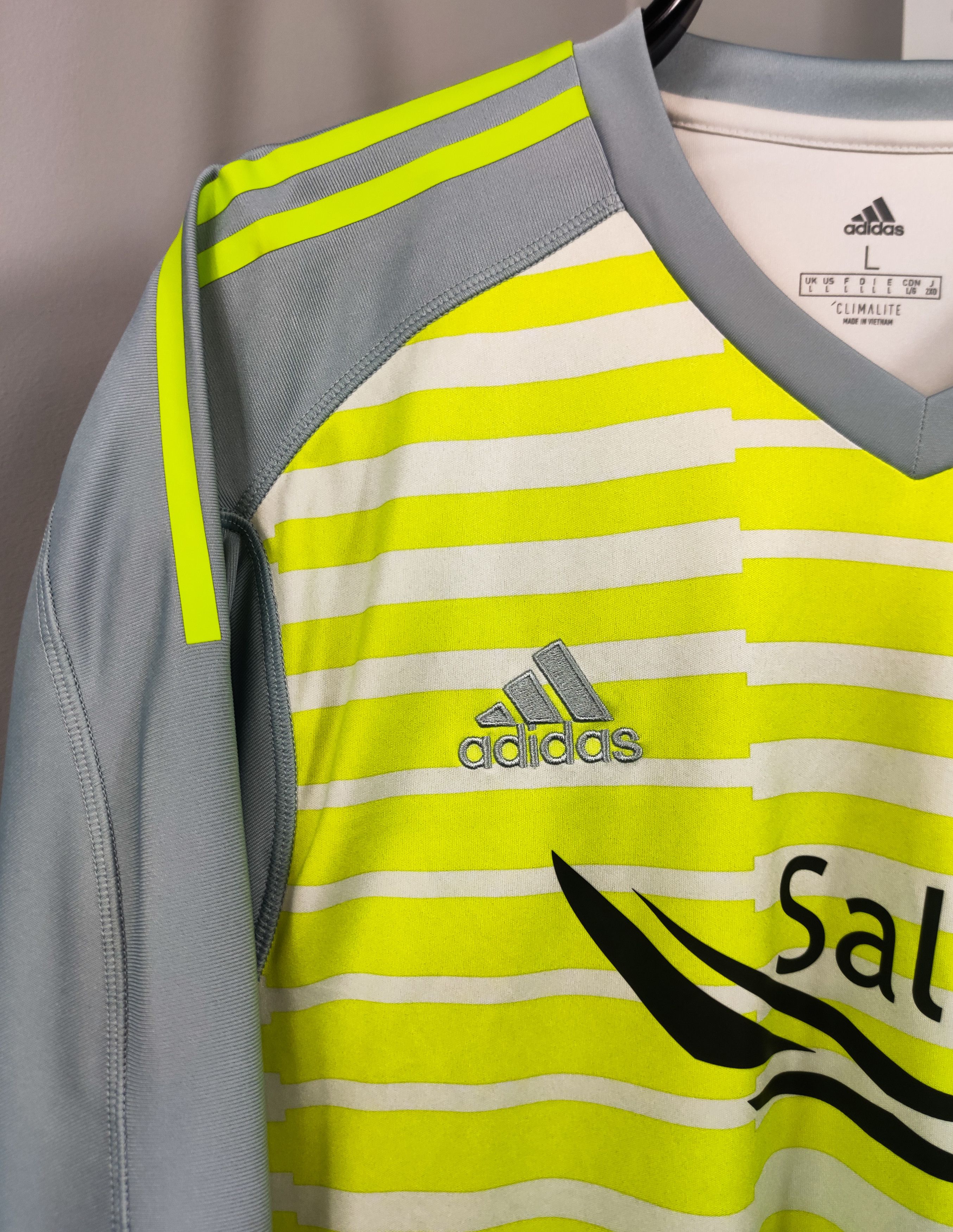 Adidas BNWT Aberdeen 2017 2018 Nike Goalkeeper Longsleeve Scotland Size US L / EU 52-54 / 3 - 8 Thumbnail
