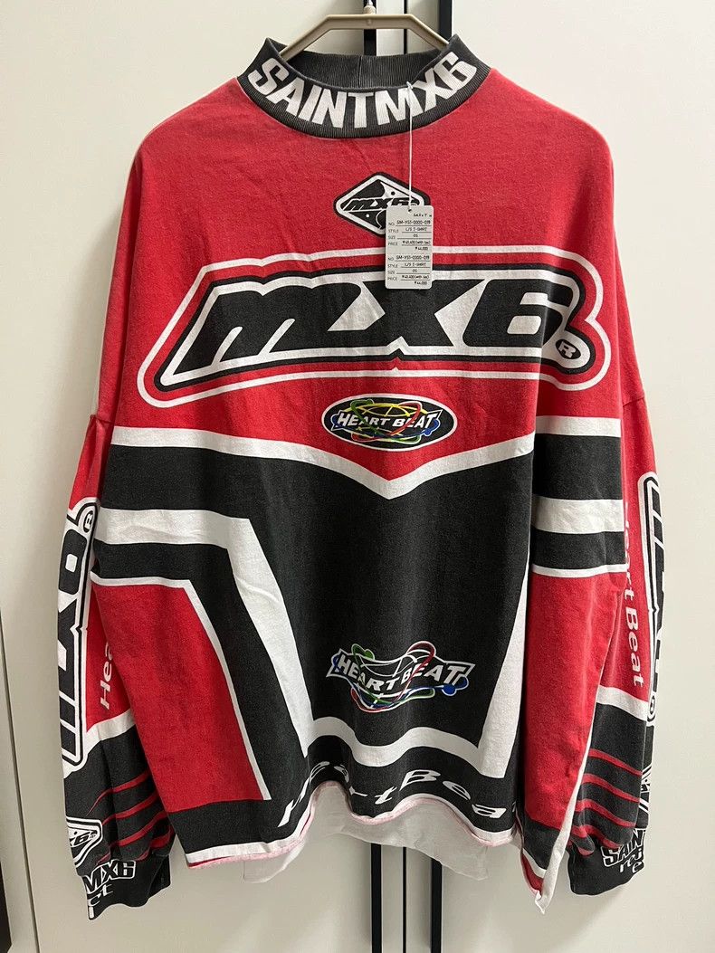 Saint Michael Saint Michael Letter racing long sleeve Size US M / EU 48-50 / 2 - 2 Thumbnail