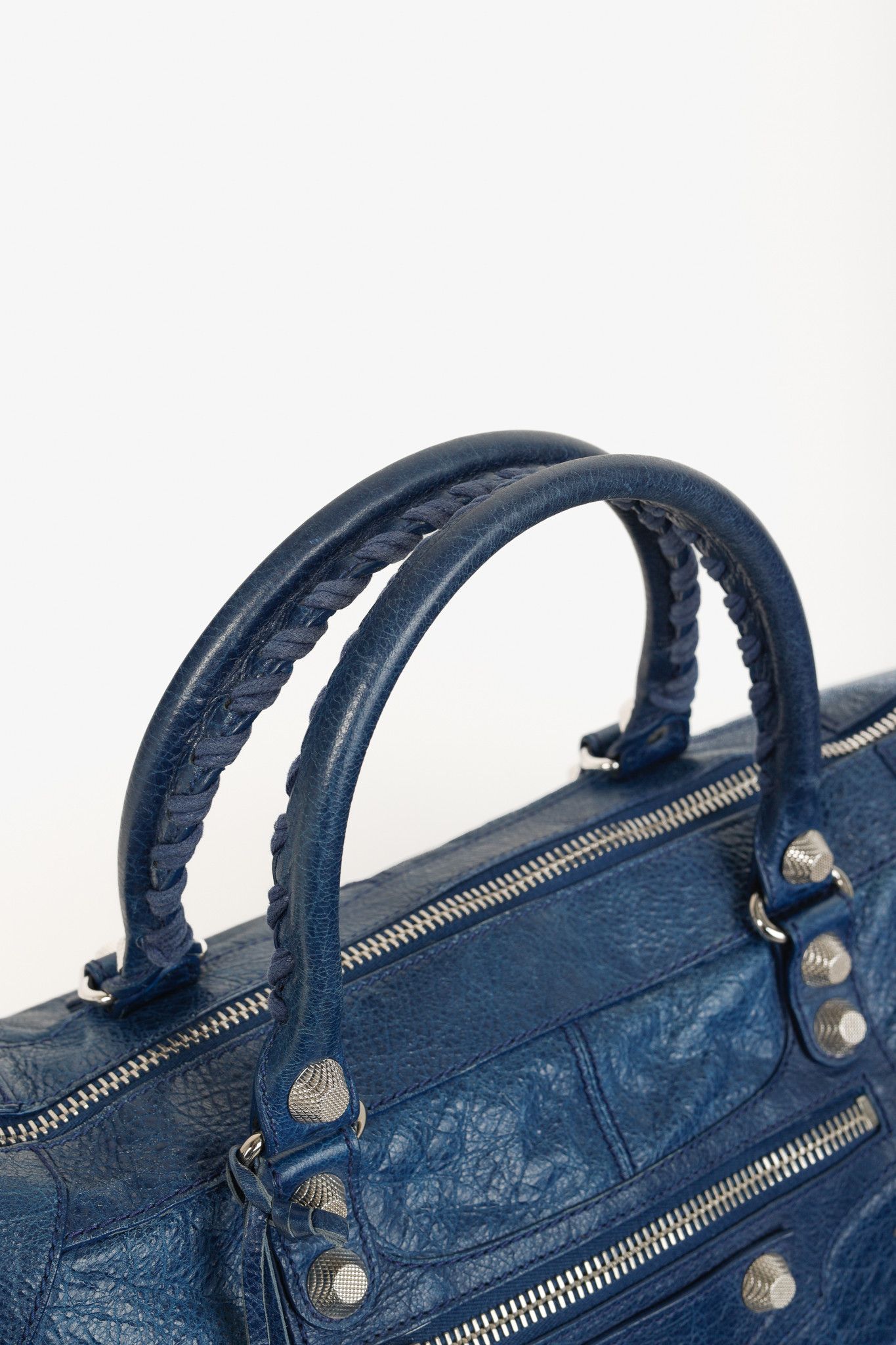 Balenciaga Balenciaga City Wrinkle Leather Slouchy Bag with Giant Studs Size ONE SIZE - 7 Thumbnail