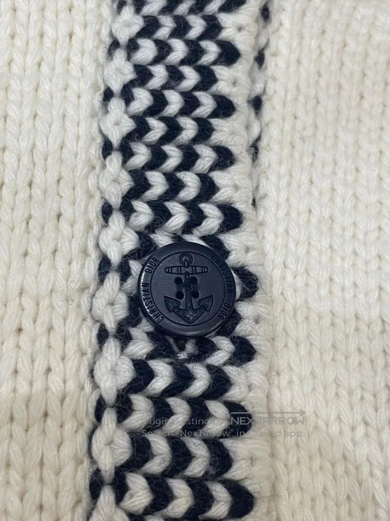 Dior Dior Logo Sailor Collar Sweater Cardigan. Size US S / EU 44-46 / 1 - 4 Thumbnail