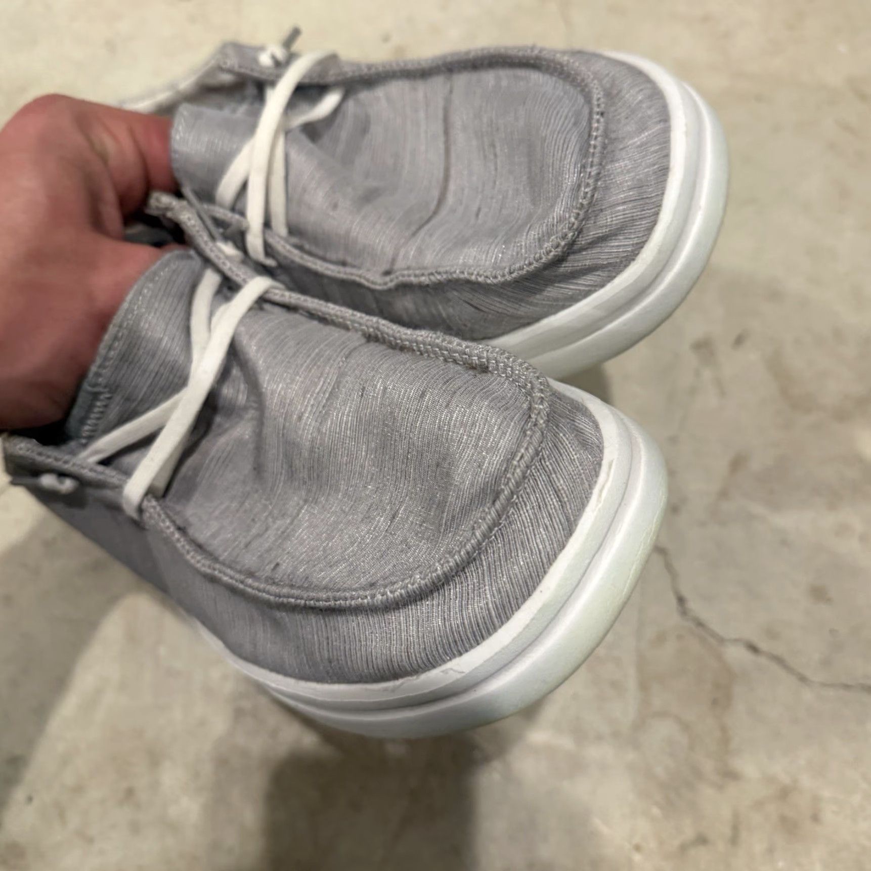 Vintage Hey Dude Wendy Rise Womens Size 9 Lunar Rock Gray Sneakers Loafers Size US 7 / IT 37 - 5 Thumbnail