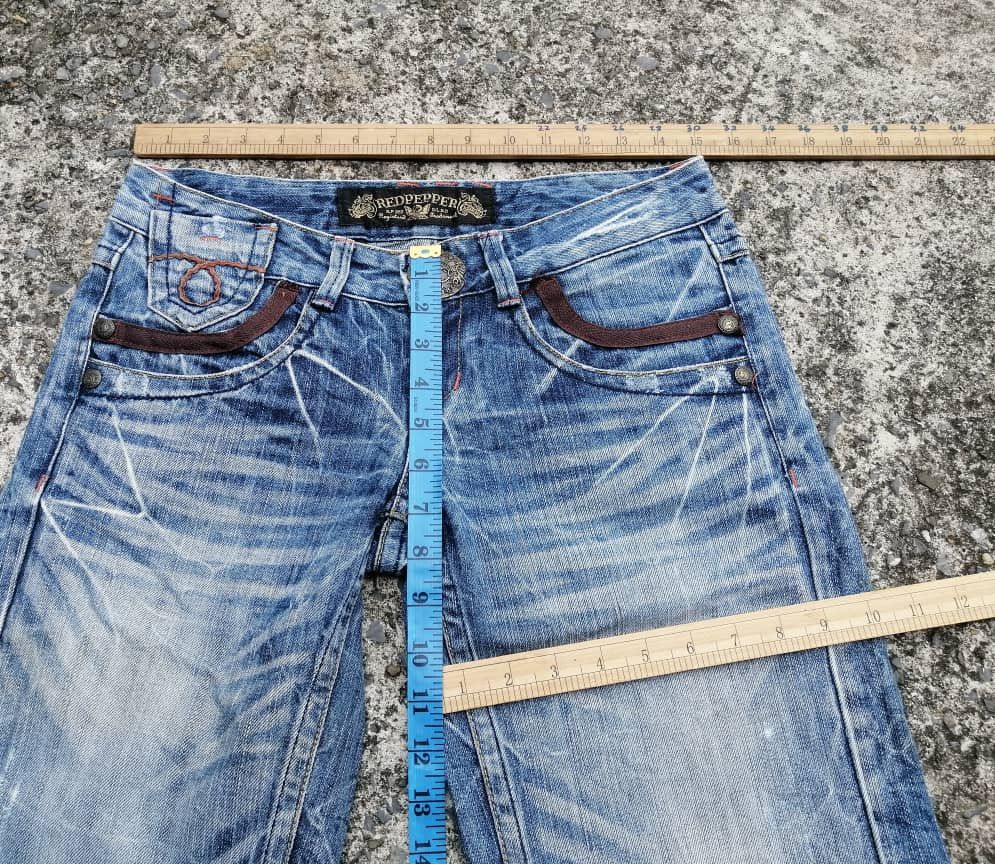 Designer × Japanese Brand Red Pepper Gold Label Style Project Denim Jeans Size 30" / US 8 / IT 44 - 3 Thumbnail