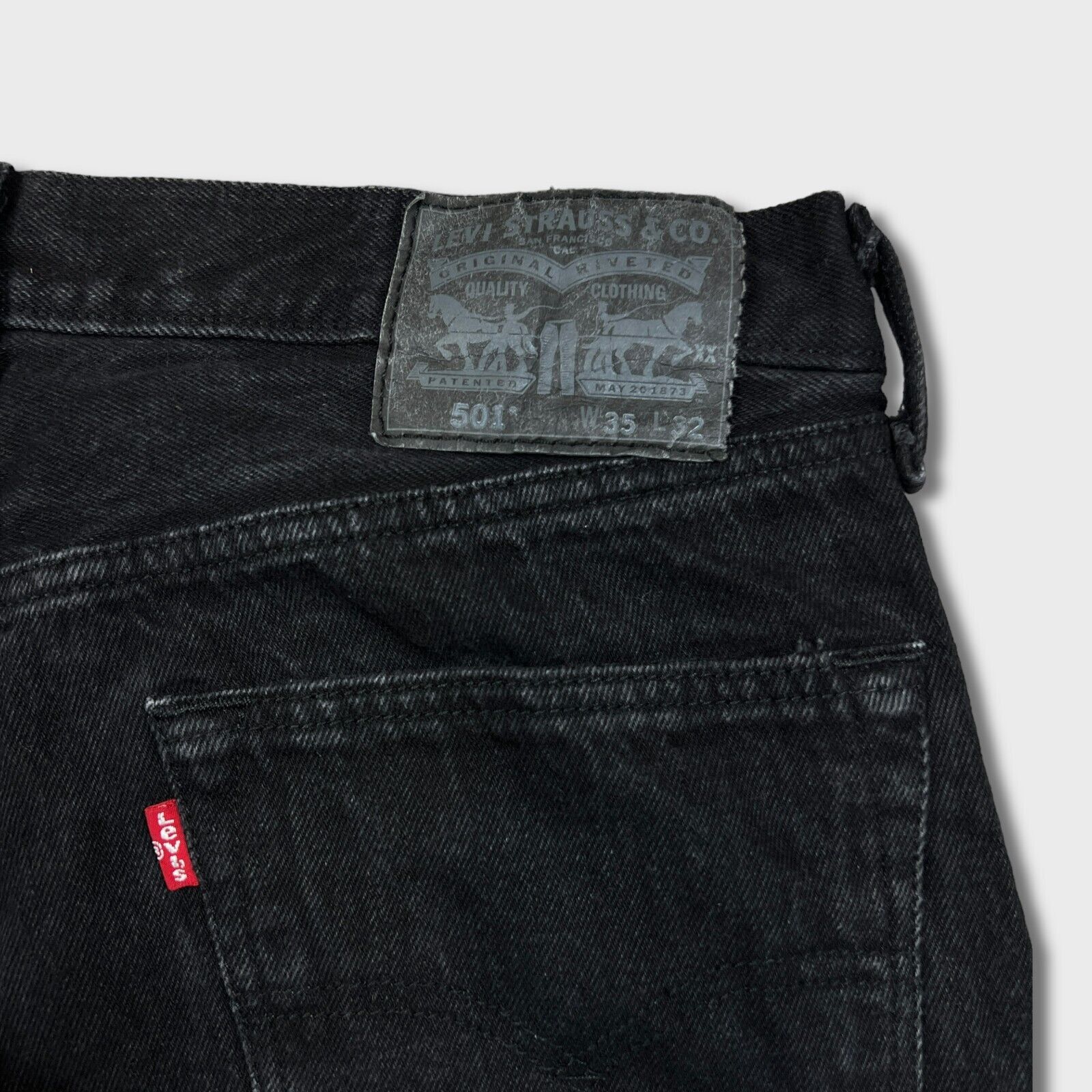 Levi's × Vintage Levi's 501 Jeans 34x29 Straight Leg Fit Faded Denim Pants Size US 34 / EU 50 - 7 Thumbnail