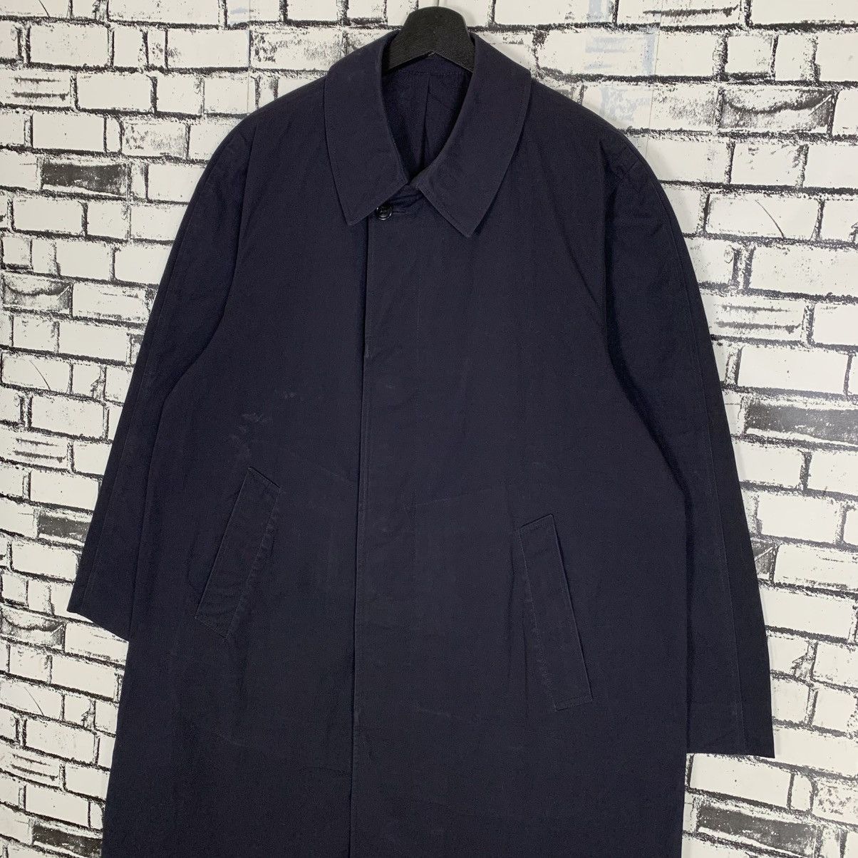 Bluer Denim × Vintage Vintage German JB Raincoat Long Jacket Blauer MFG Co Medium Size US M / EU 48-50 / 2 - 2 Thumbnail