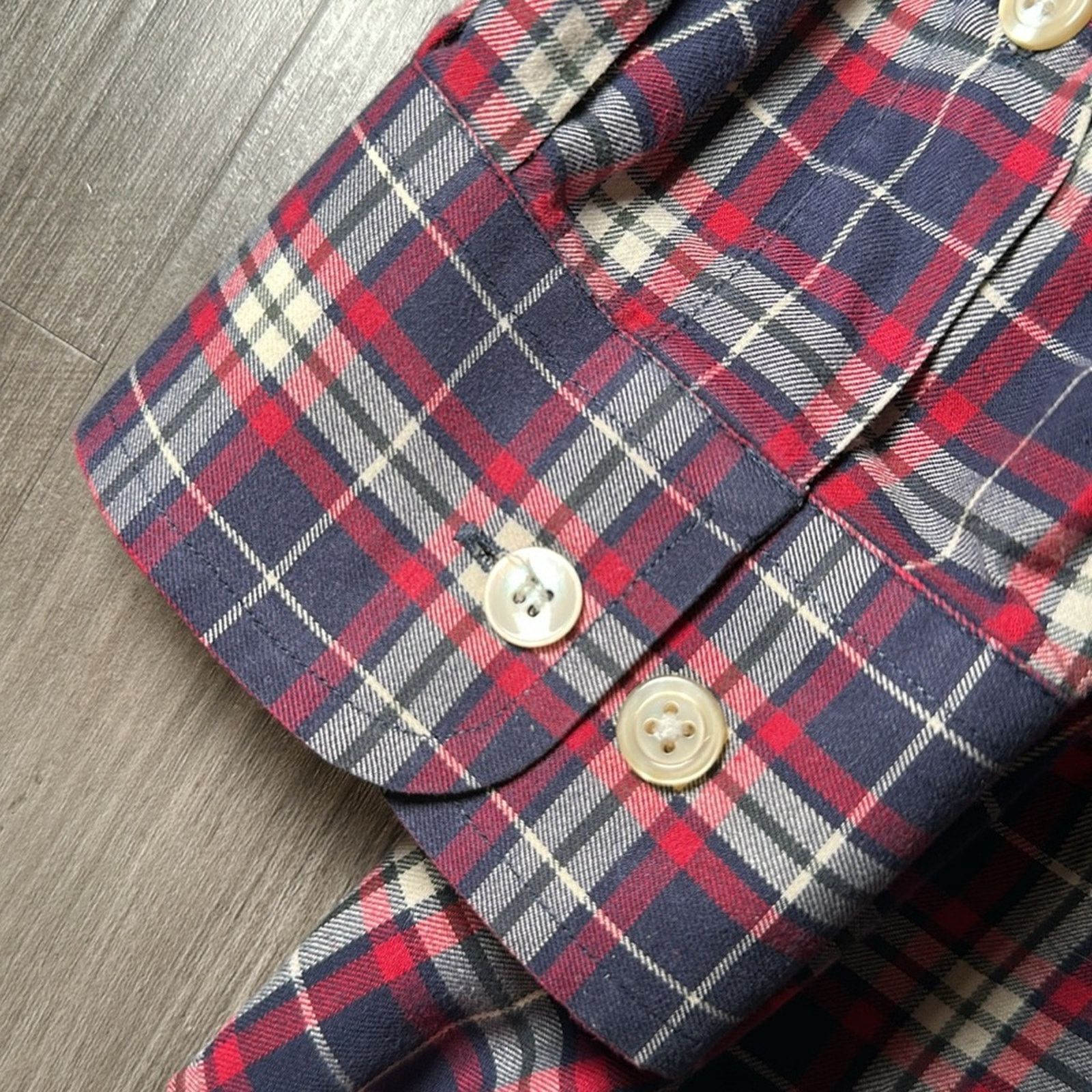 Orvis Orvis Light Flannel Plaid Long Sleeve Button Down - Large Size US L / EU 52-54 / 3 - 5 Thumbnail