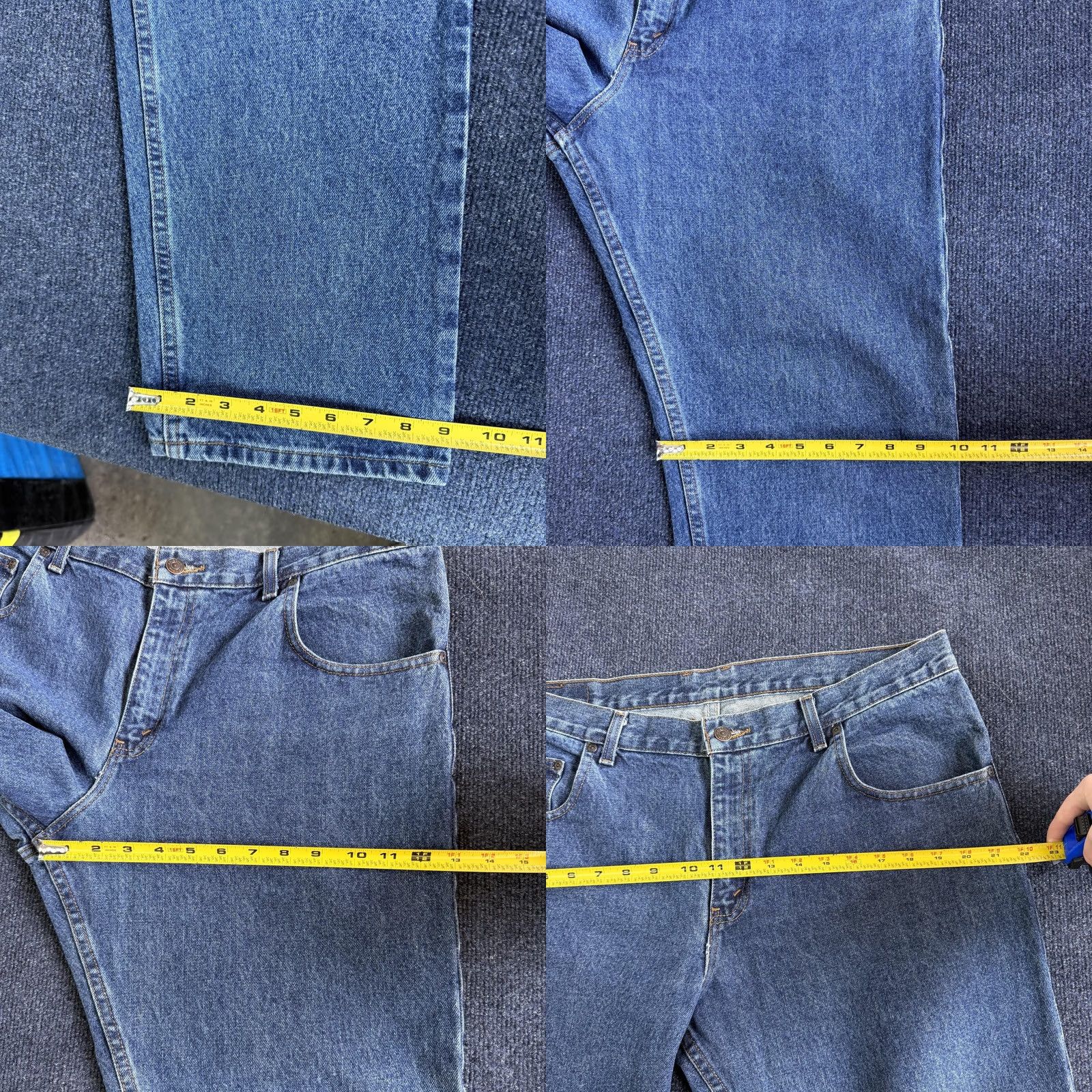 Vintage Y2K Arizona Jean Co Jeans Mens 38x30 Medium Wash Blue Denim Regular Straight Jeans Mens 38x30 Blue Denim Regular Straight Size US 38 / EU 54 - 8 Thumbnail