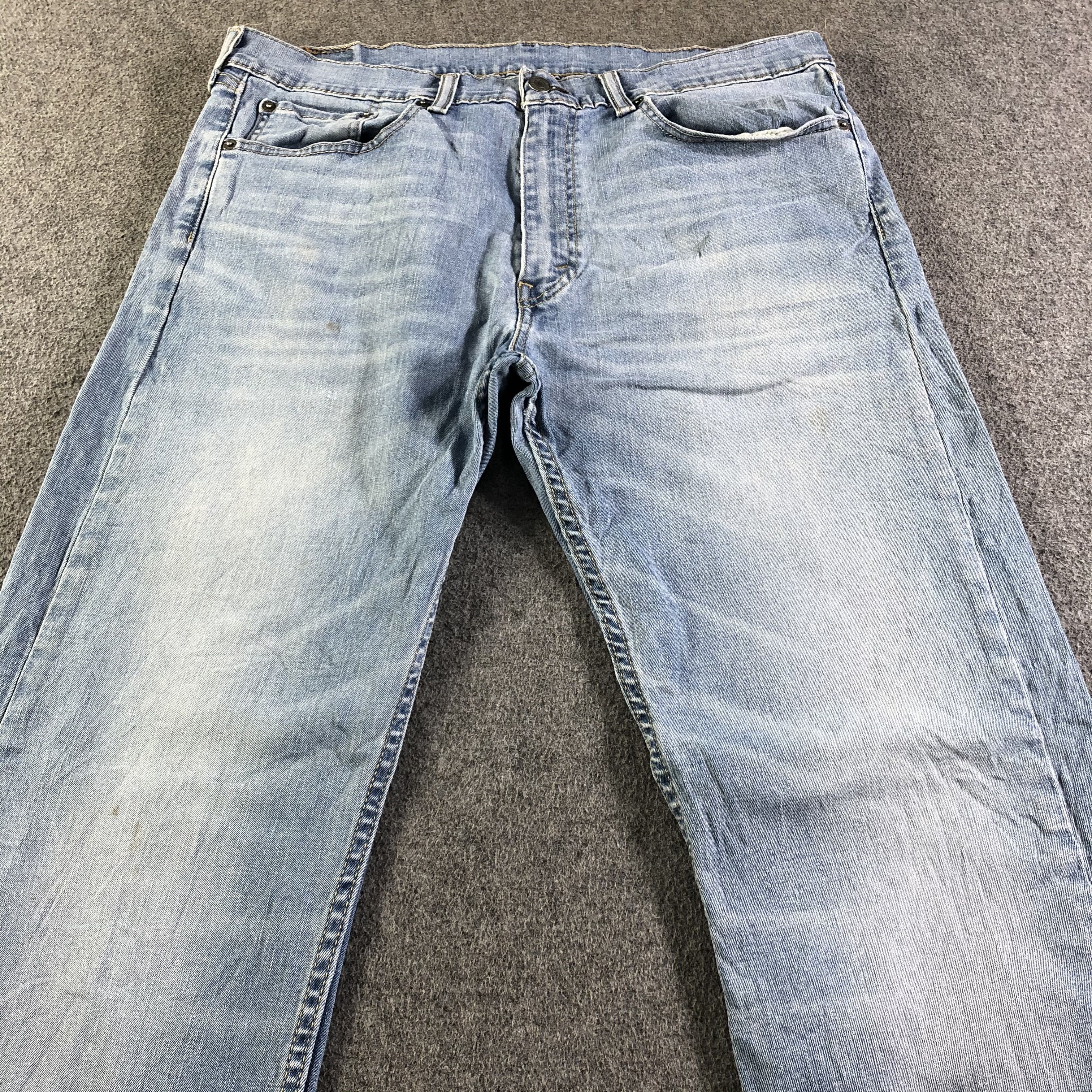 Levi's Vintage Blue Wash Levis 505 Jeans-J4510 Size US 35 - 3 Thumbnail