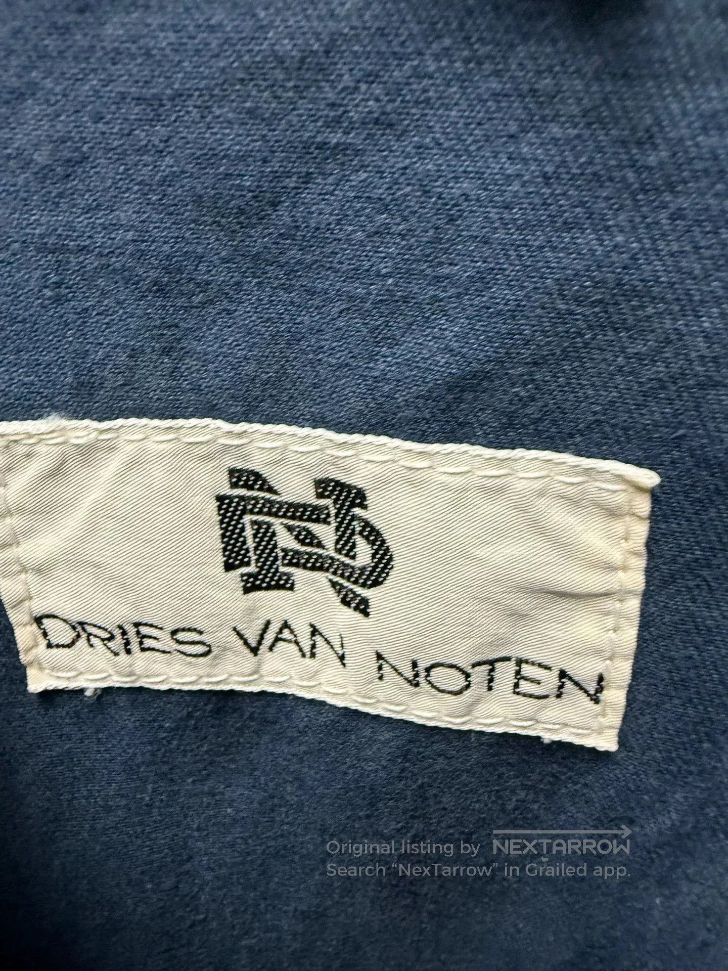 Dries Van Noten drapes van noten canvas oversized jacket. Size US L / EU 52-54 / 3 - 5 Thumbnail