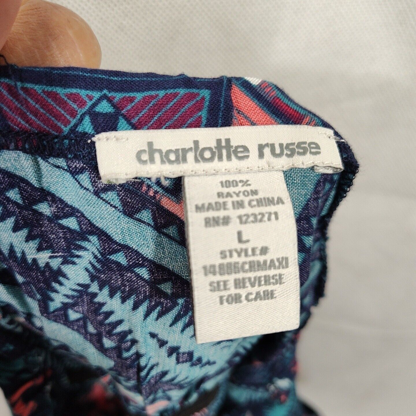 Other Charlotte Russe Maxi Dress Sleeveless Women Size L Green Pin Size L / US 10 / IT 46 - 6 Thumbnail