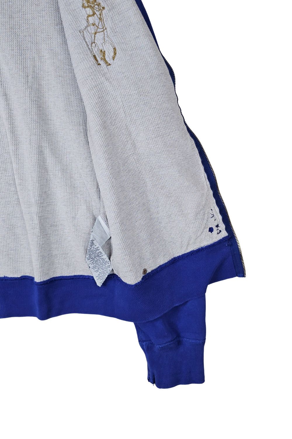 Polo Ralph Lauren 2006 PRL“Big Pony” Thermal-Lined Zip Hoodie - Royal Blue - S Size US S / EU 44-46 / 1 - 13 Thumbnail