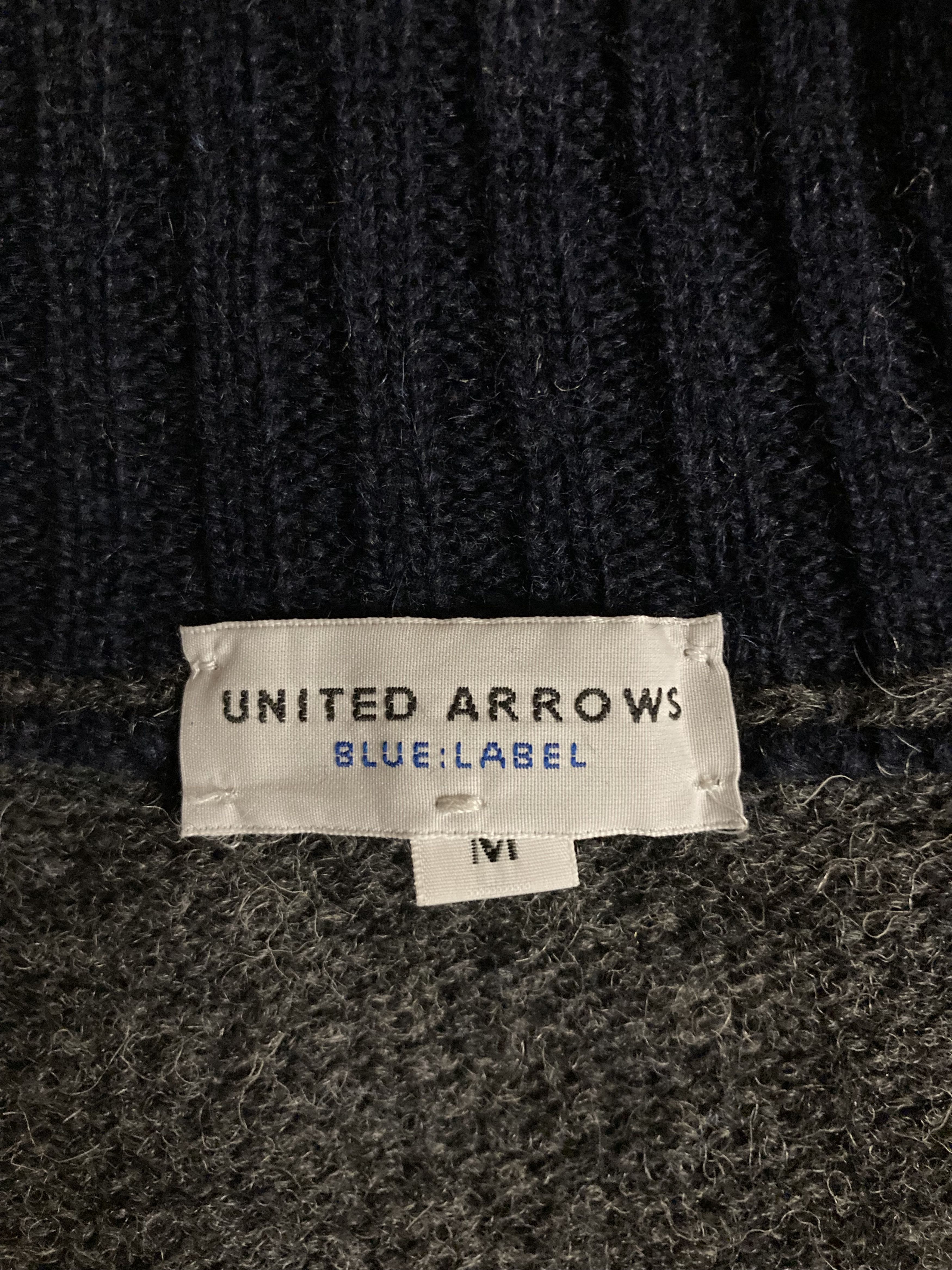 Japanese Brand × United Arrows VTG UNITED ARROWS Blue Label Button Wool Sweater Cardigan Size US M / EU 48-50 / 2 - 4 Thumbnail
