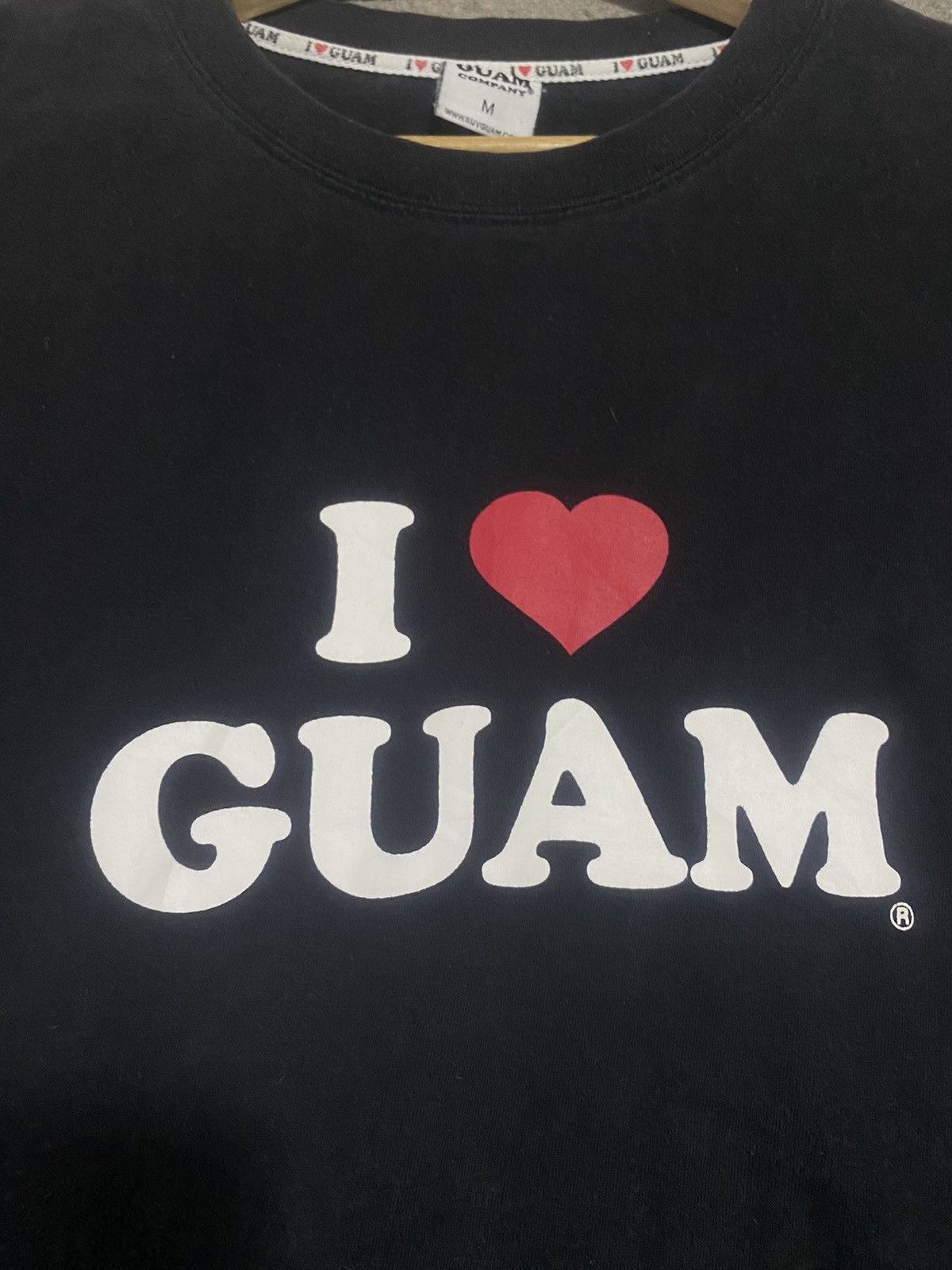 Other I love Guam tee spell out big logo Medium Size US M / EU 48-50 / 2 - 5 Thumbnail