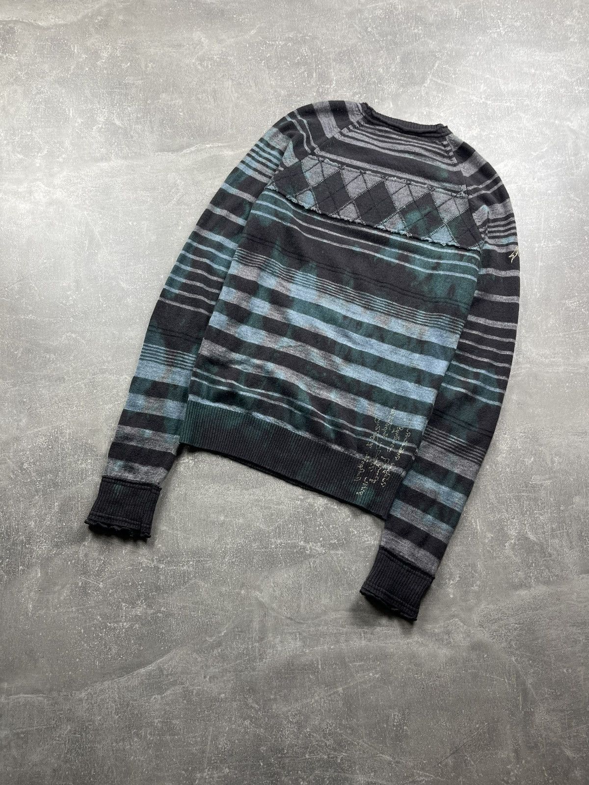 Diesel Diesel Archives Bandit Killer Russian Cyrillic Wool Sweater Size US M / EU 48-50 / 2 - 8 Thumbnail