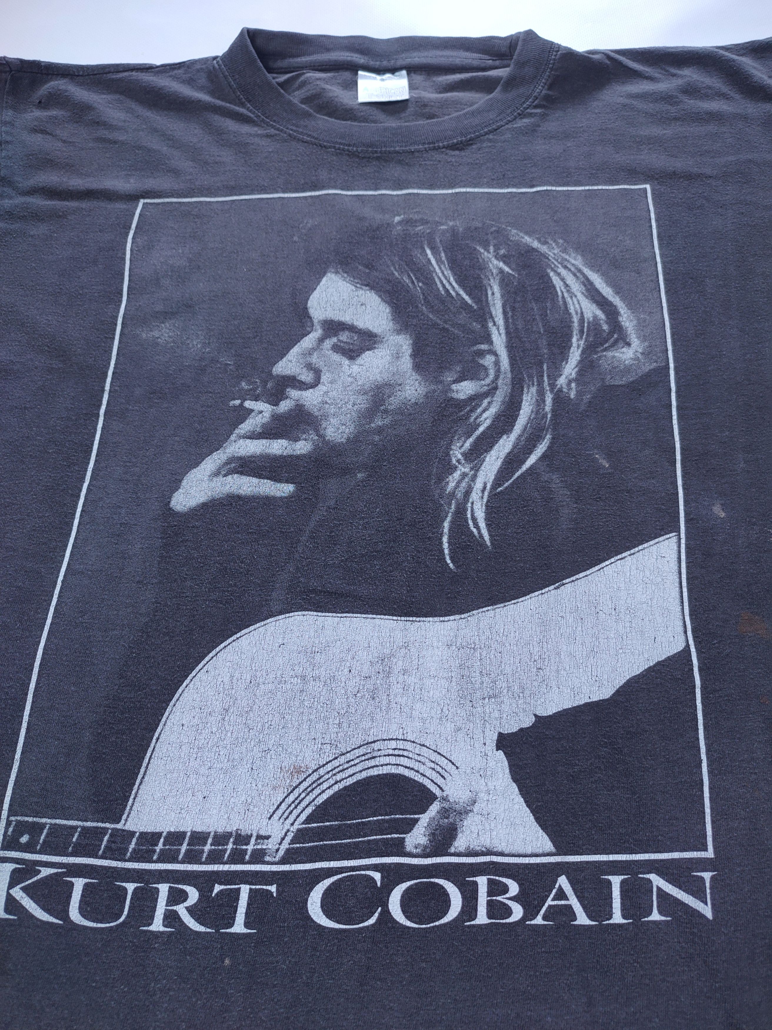 Band Tees Kurt Cobain Vintage Nirvana faded t-shirt Size US M / EU 48-50 / 2 - 14 Thumbnail