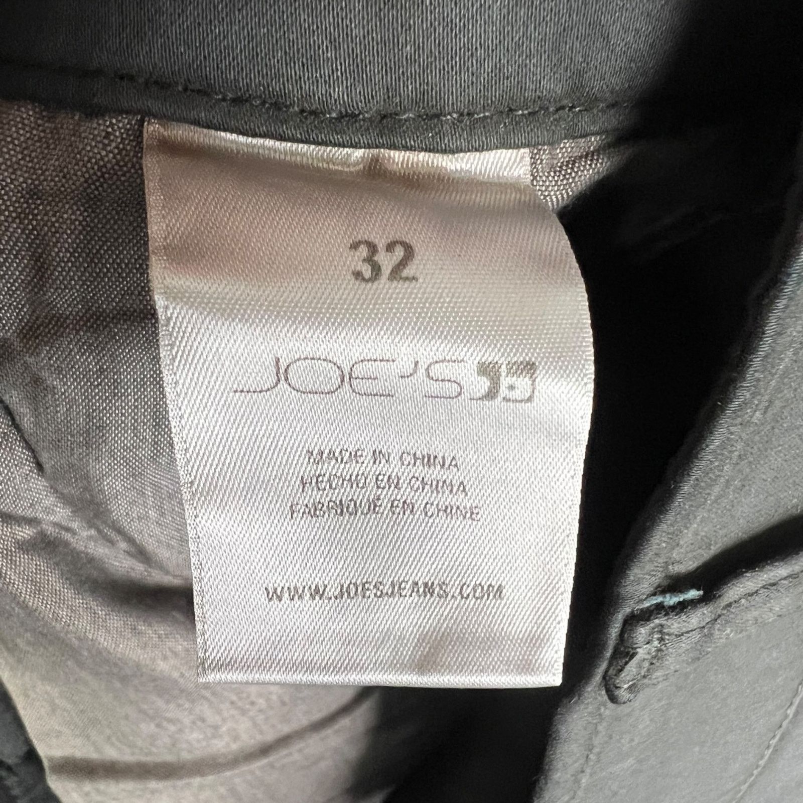 Joe's Joe's Jeans Women's 32 The Georgia High-Rise Button Black Size 32" / US 10 / IT 46 - 8 Thumbnail