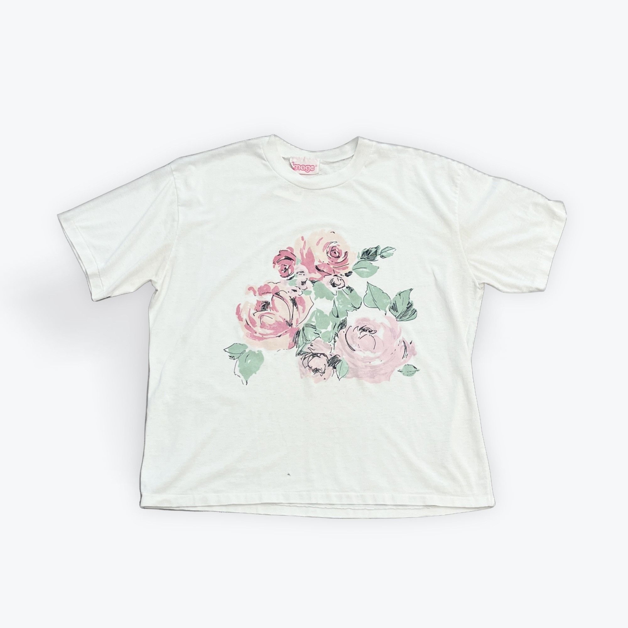 Other 2XL | Vintage Rose Flower T (Stain) Size US XXL / EU 58 / 5 - 1 Thumbnail