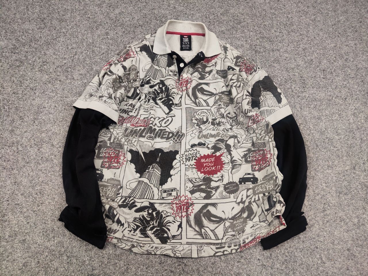 Ecko Unltd. Vintage Ecko Unltd Y2K Style All Logo Long sleeve Sweatshirt Size US S / EU 44-46 / 1 - 2 Thumbnail