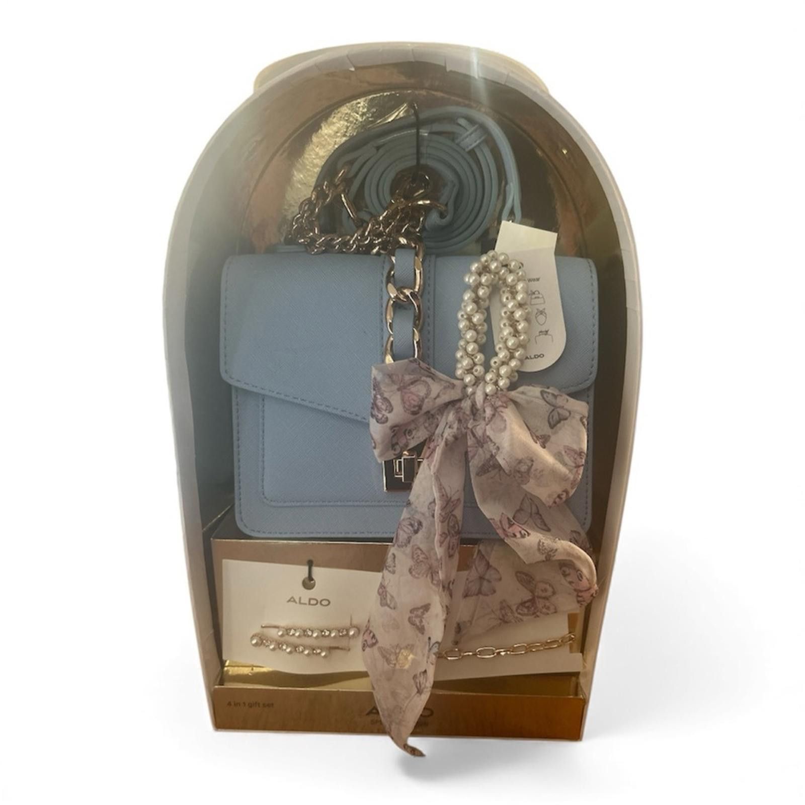 Aldo ALDO Women's Blue Handbag Gift Set with Accessories Size ONE SIZE - 1 Thumbnail